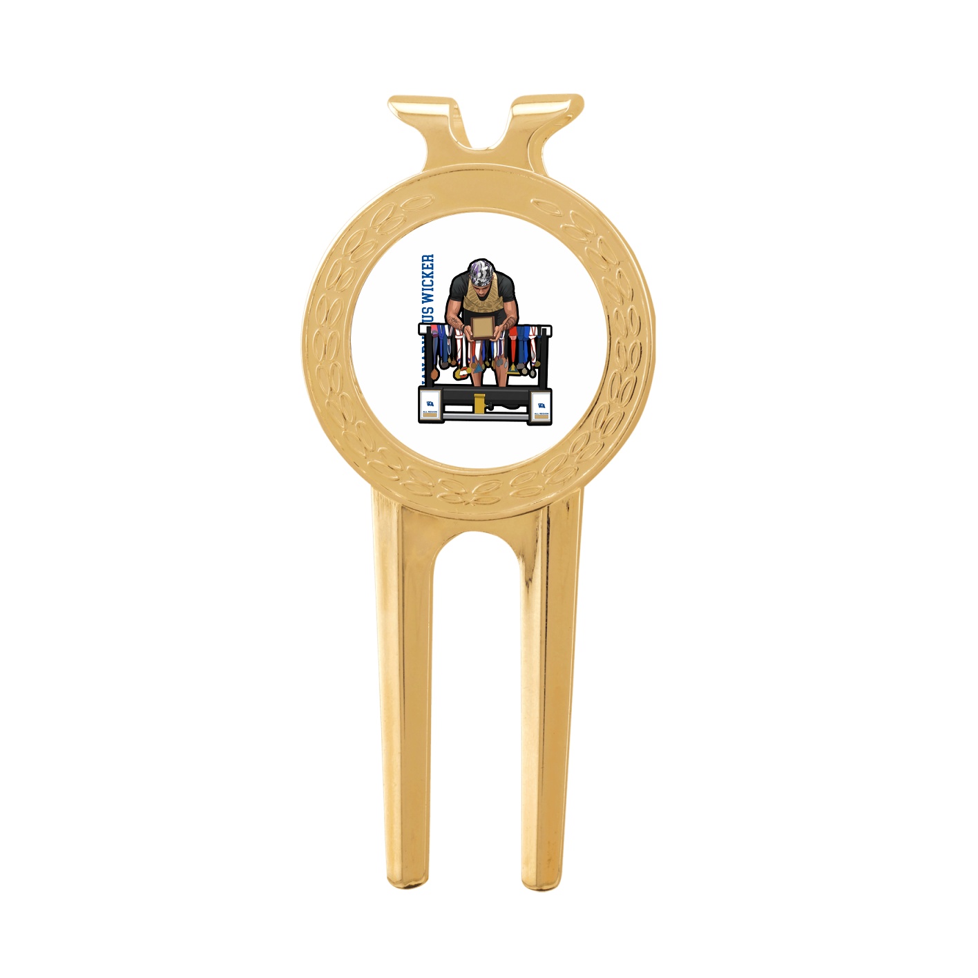 Divot Tool with Ball Marker — Name Vertical in Classic