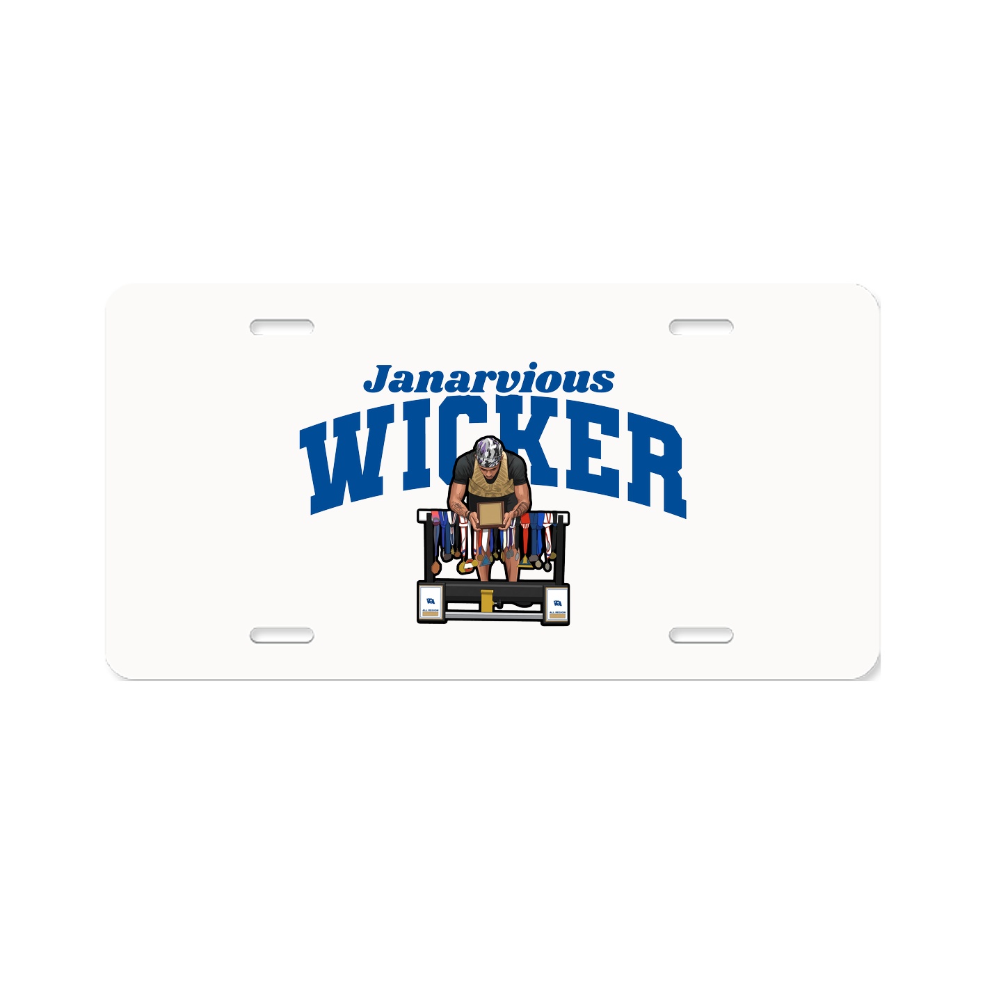 License Plate — Signature Arch in Classic