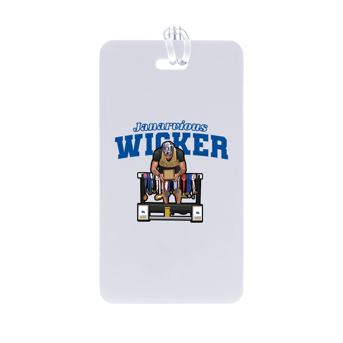 Bag Tag — Name Arch in Classic