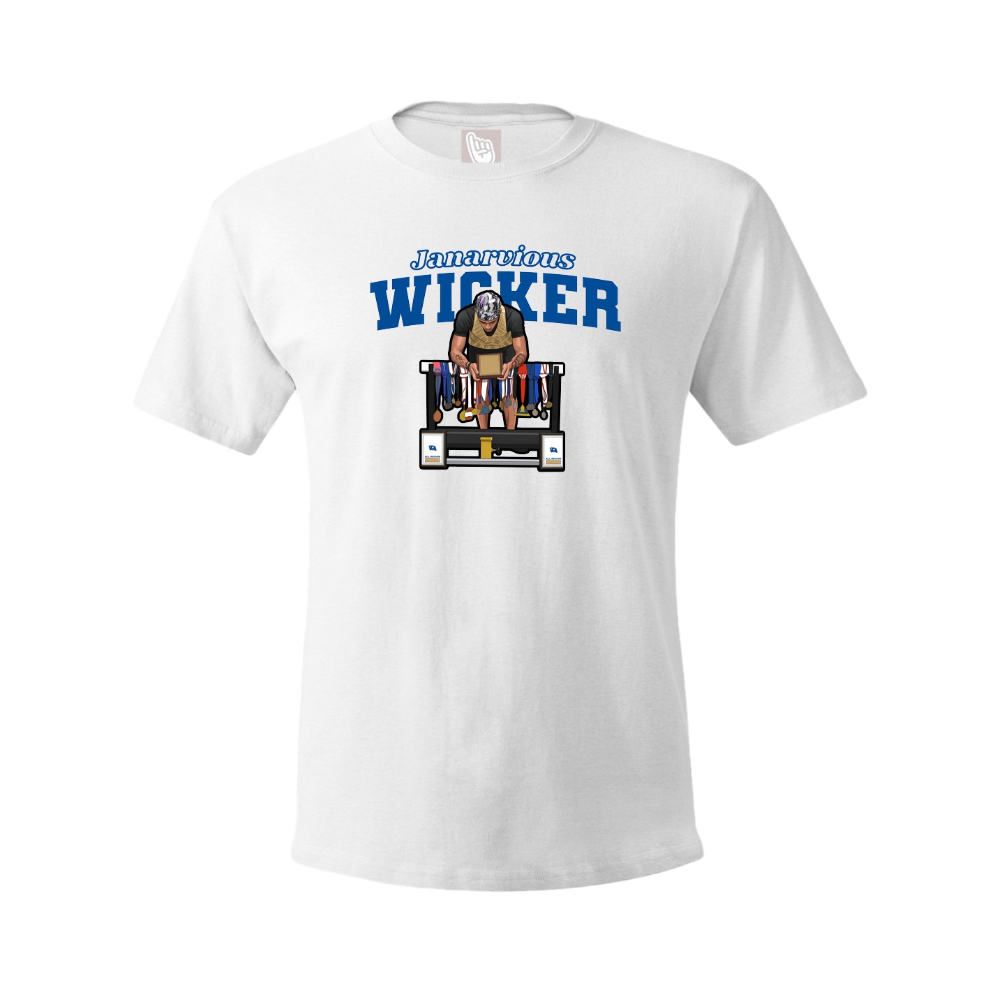 Tee — Name Arch in White