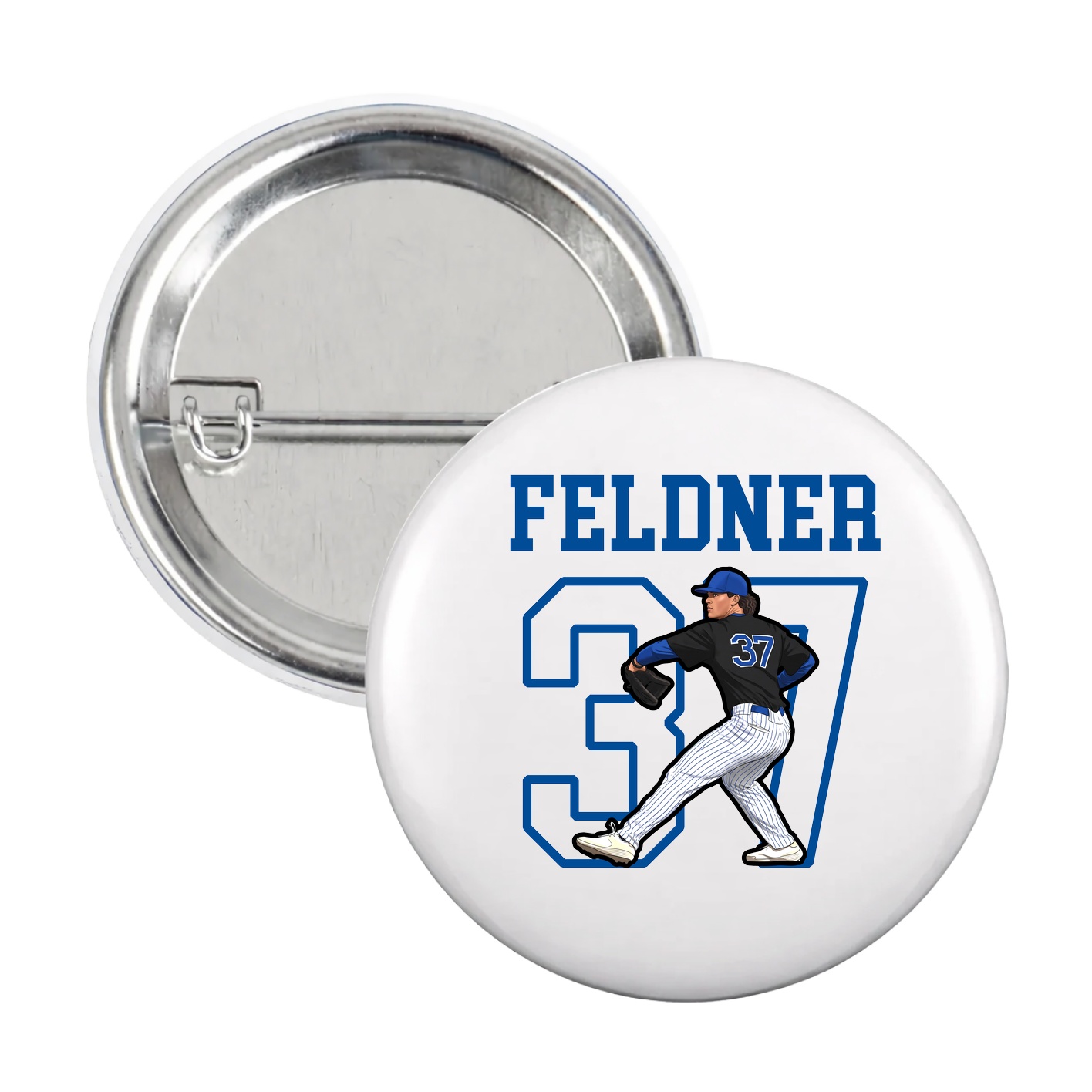 Game Day Button — Shirsey in White