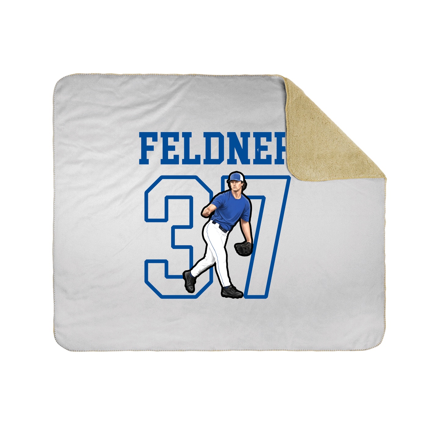 50x60 Sherpa Lined Throw Blanket