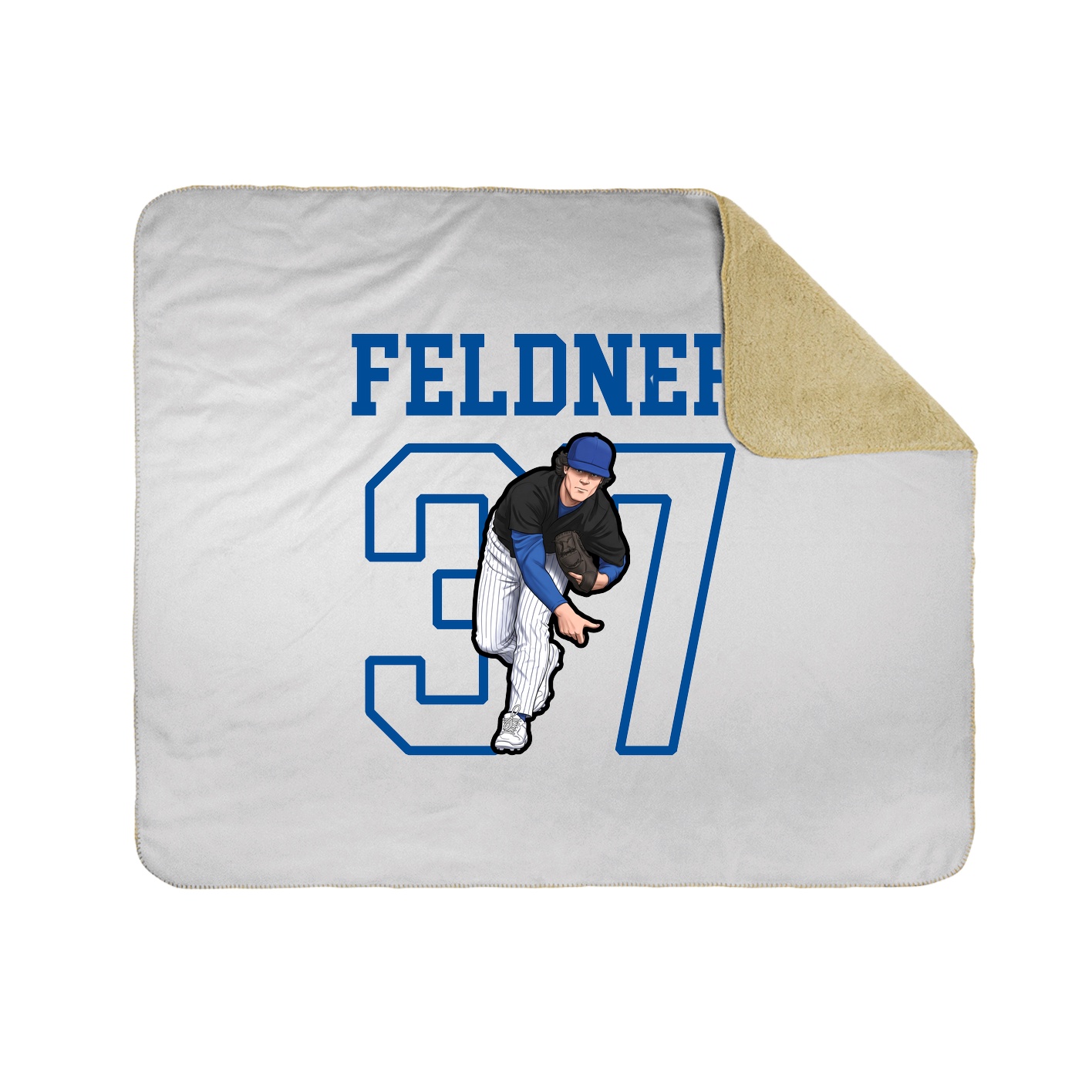 Throw Blanket — Shirsey in White