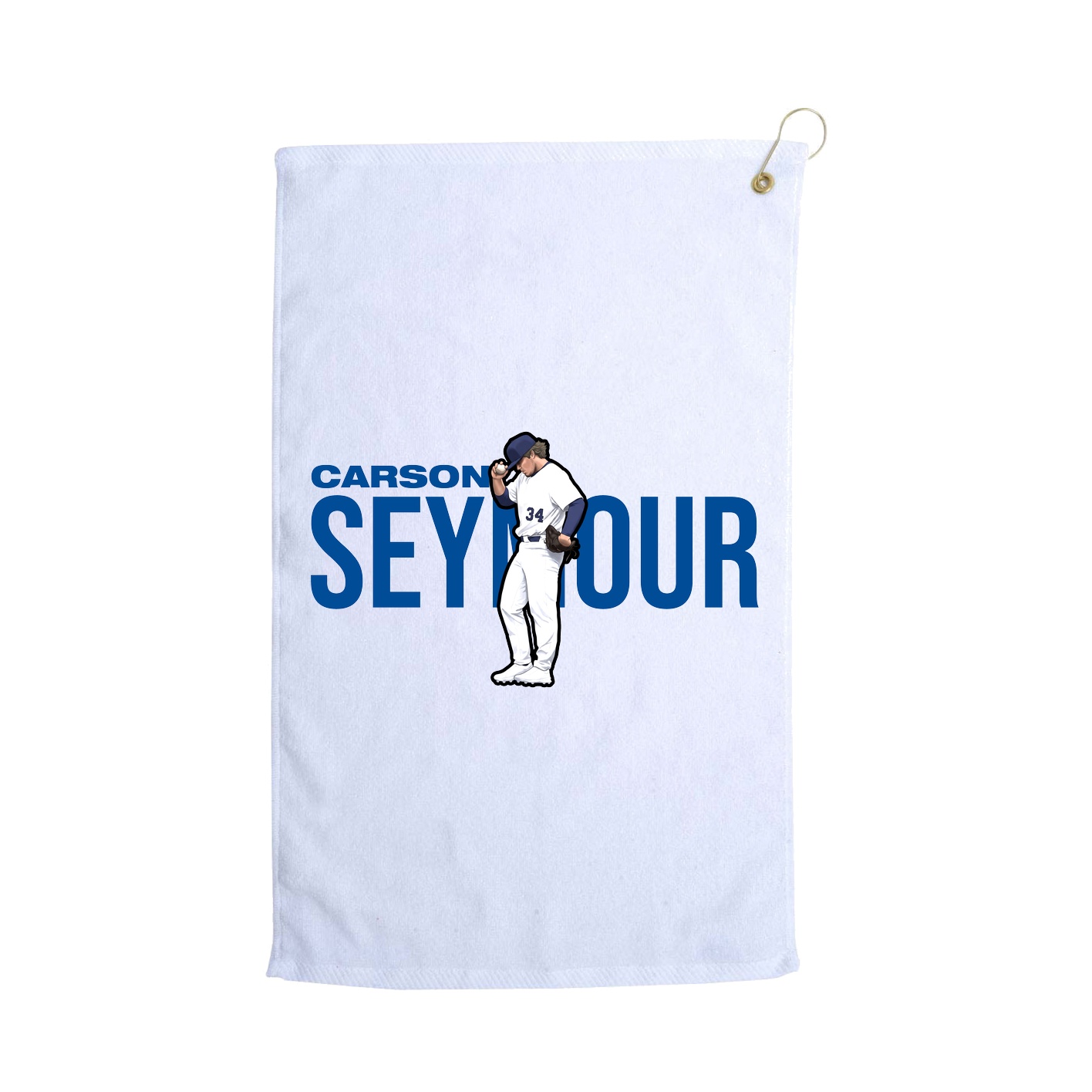 Golf Towel — Player Name in White