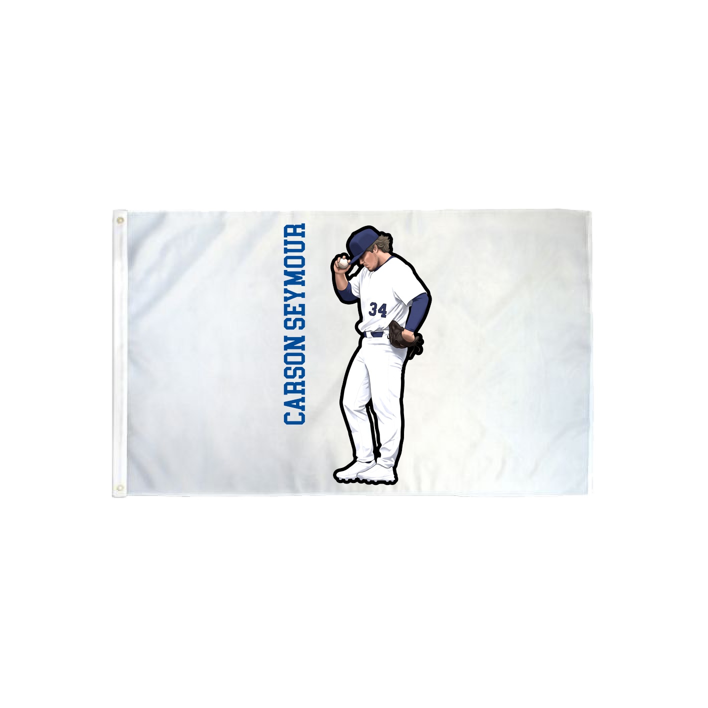 3x5 Flag — Name Vertical in Classic