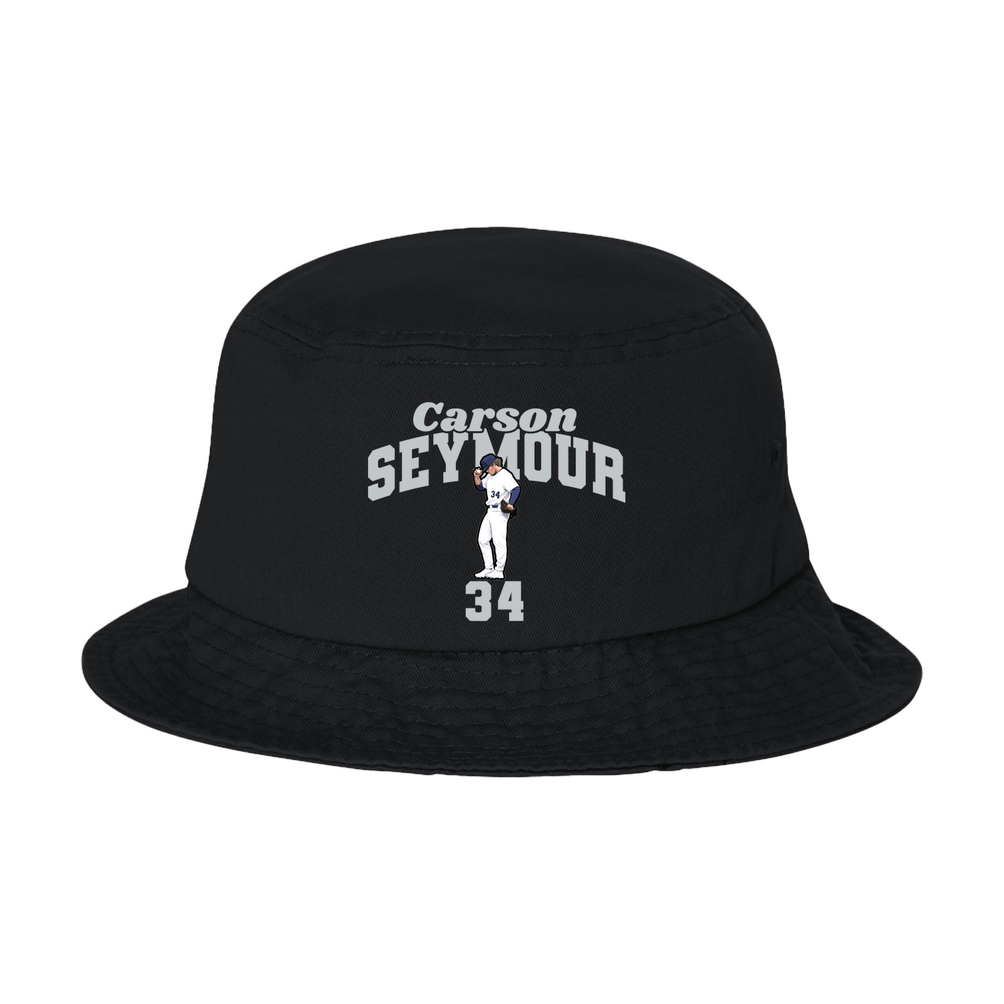 Bucket Cap — Signature Arch in Black