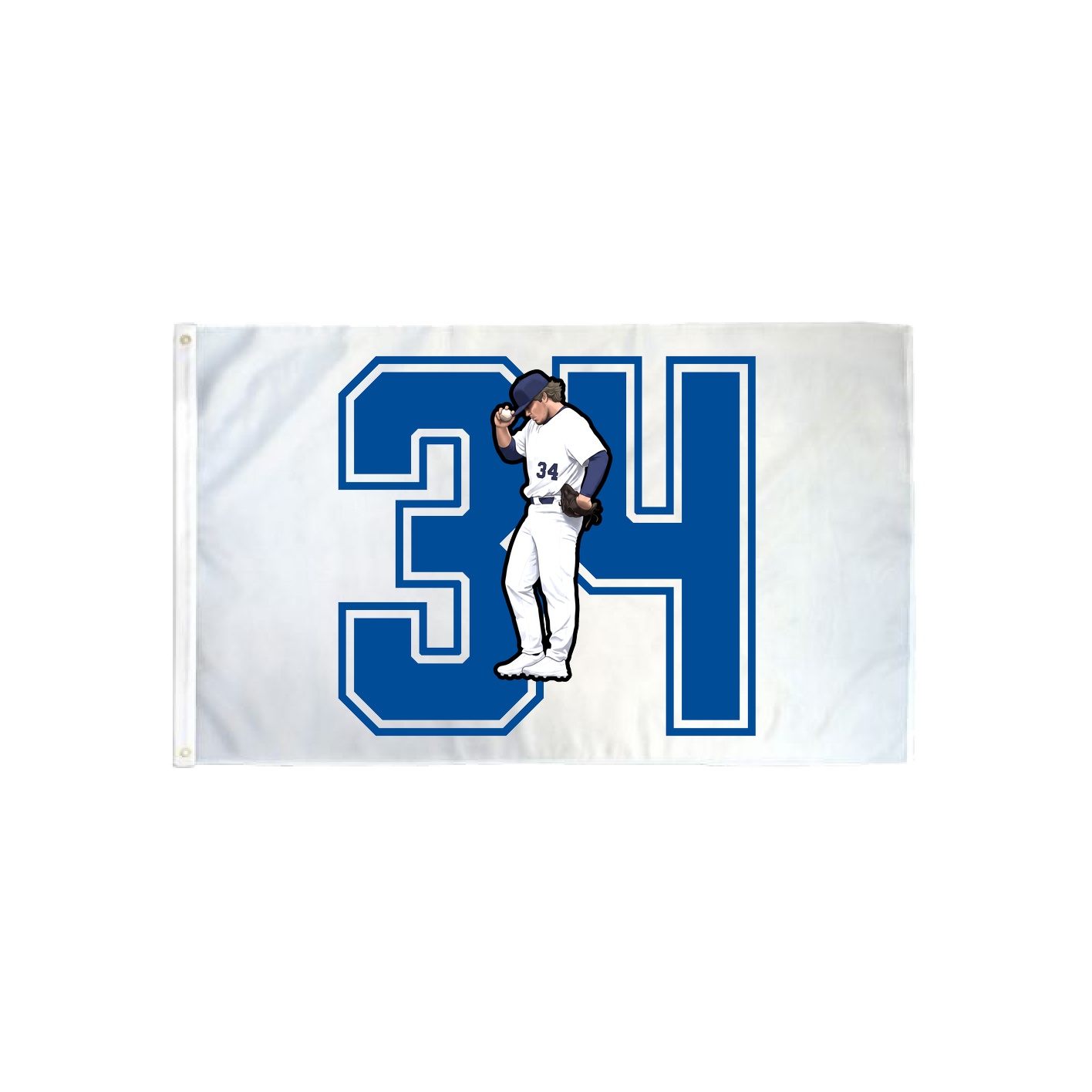 3x5 Flag — Number in Classic