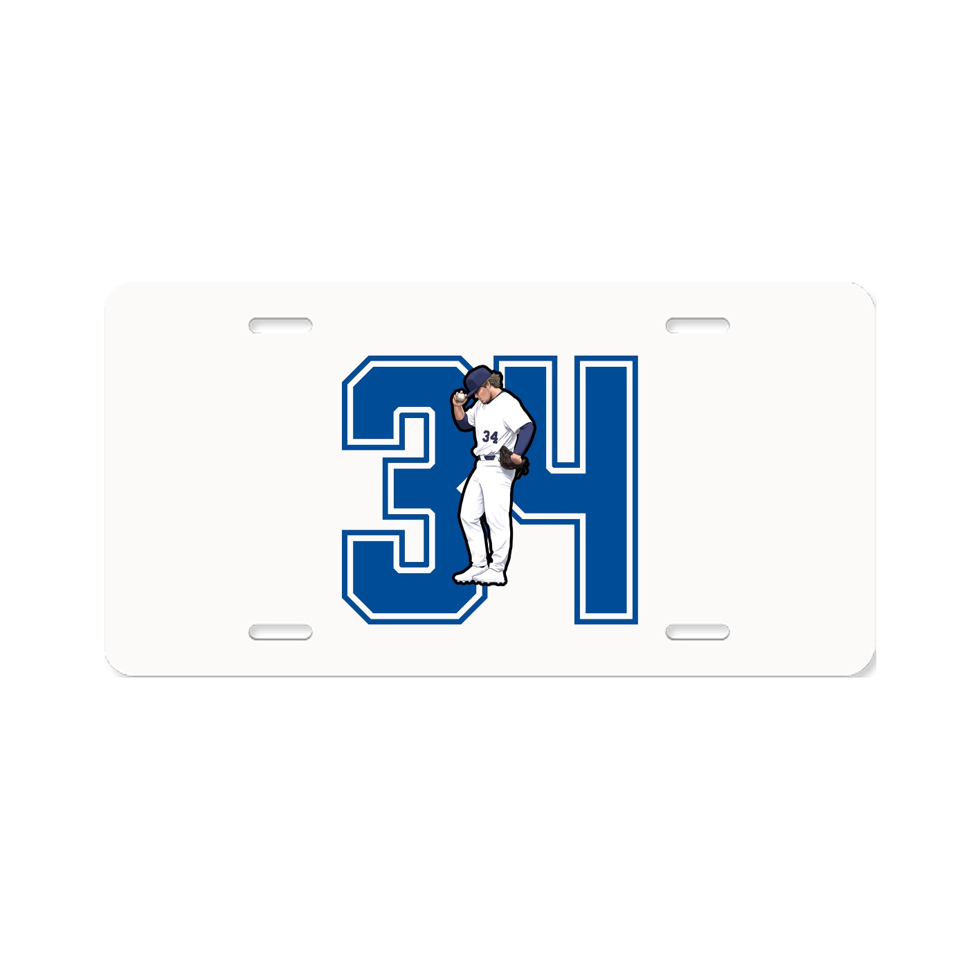 License Plate — Number in Classic