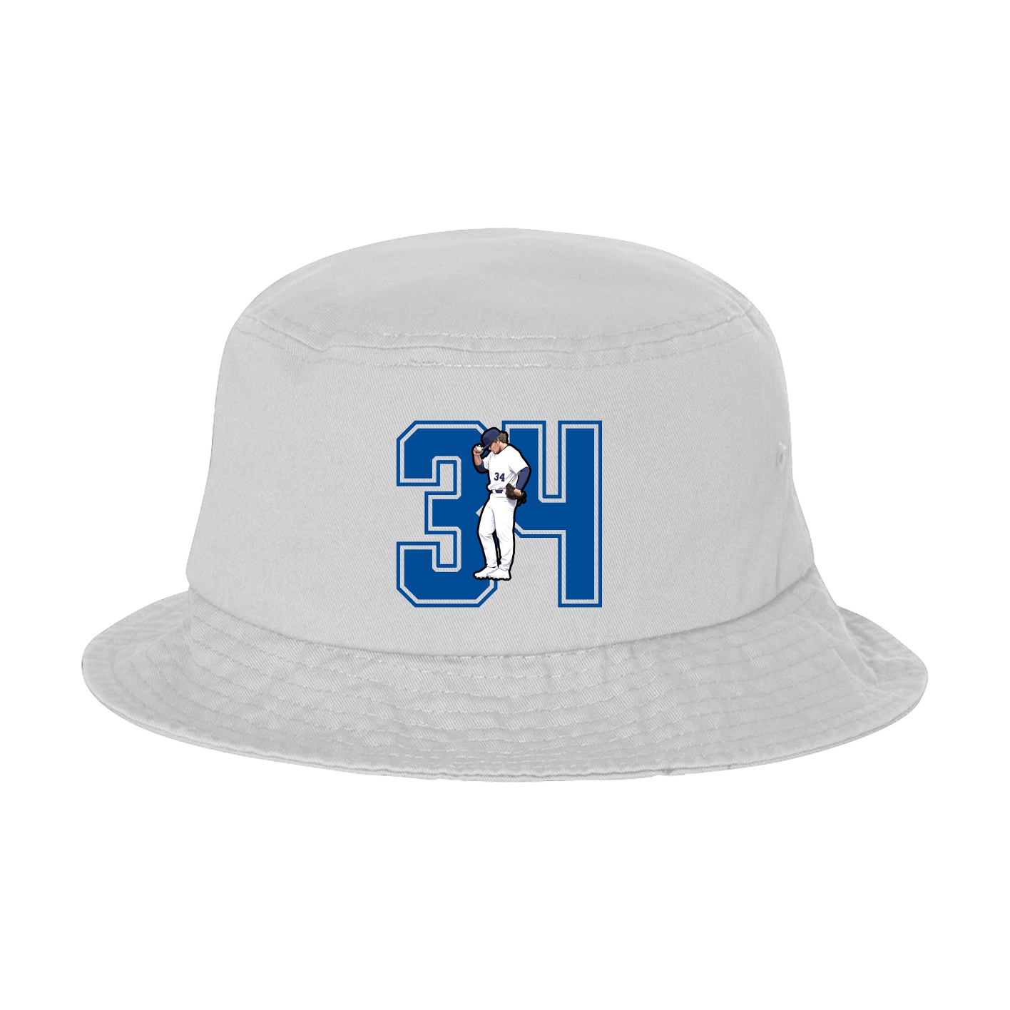 Bucket Cap — Number in White