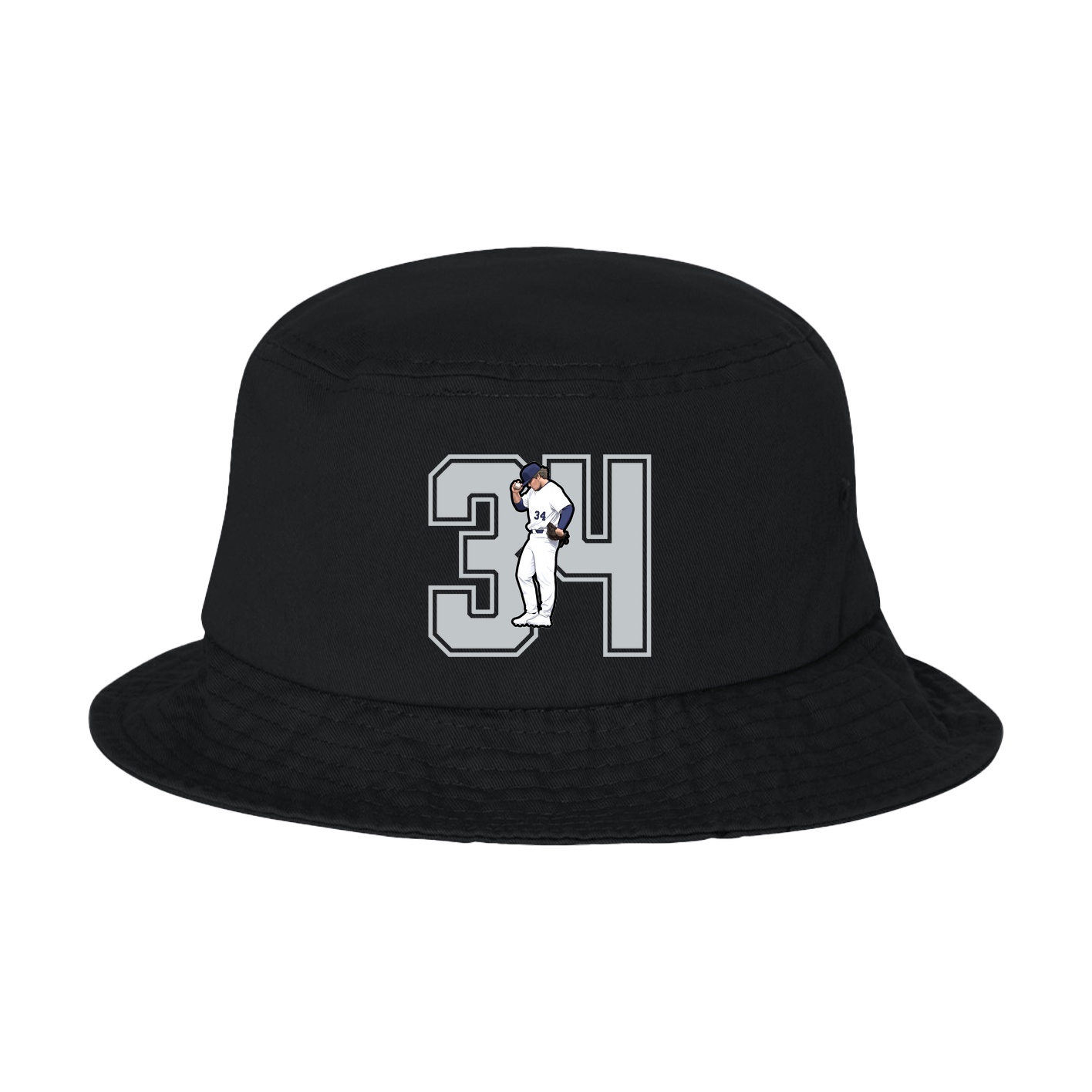 Bucket Cap — Number in Black