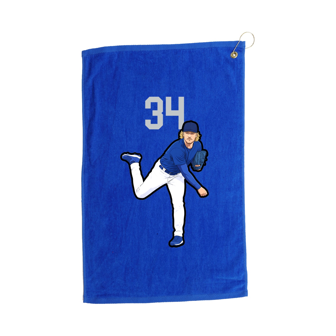 Golf Towel — Number Top in Royal