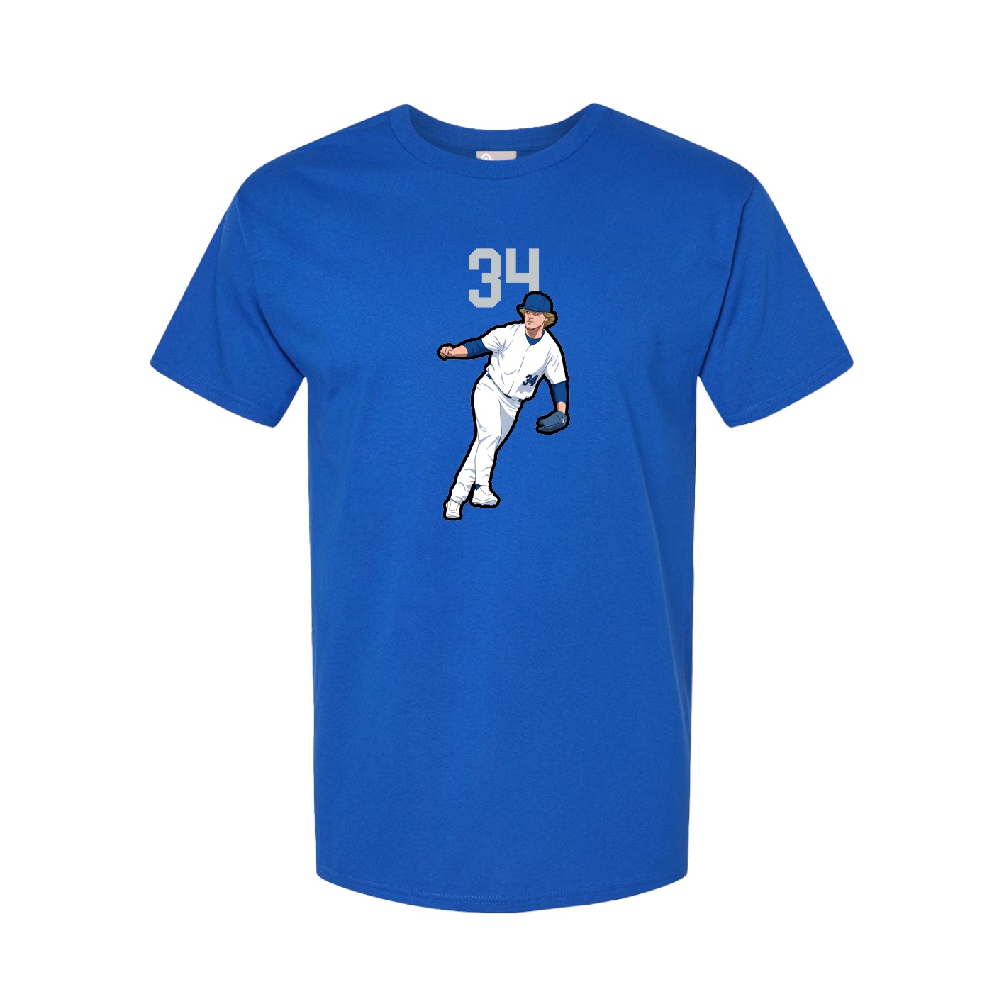Tee — Number Top in Royal