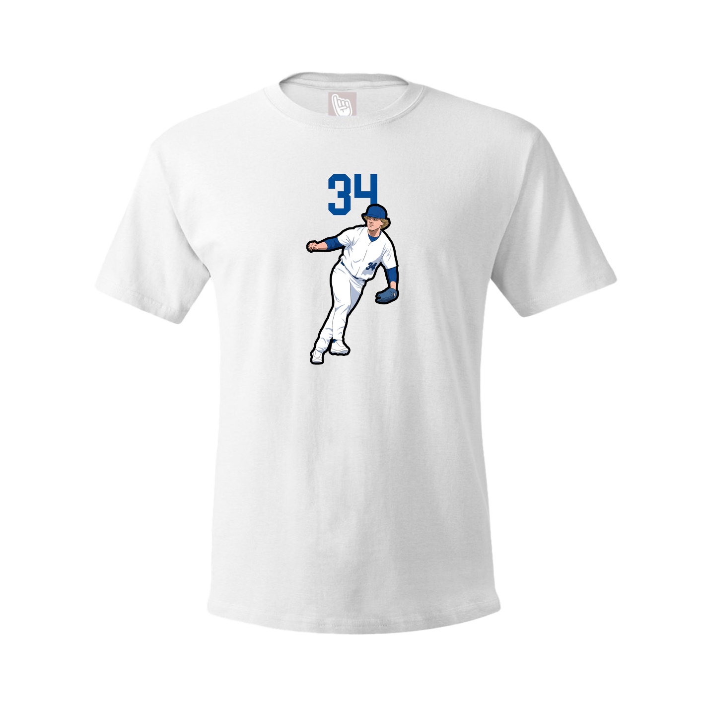 Tee — Number Top in White