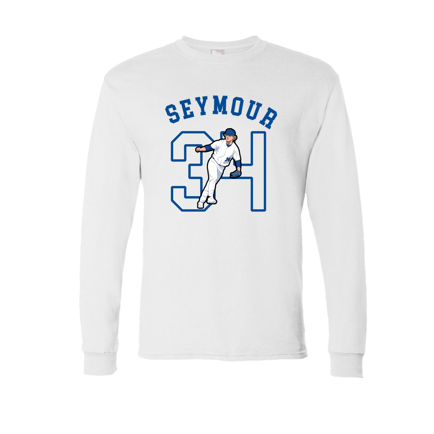Long Sleeve Tee — Shirsey Arch in White