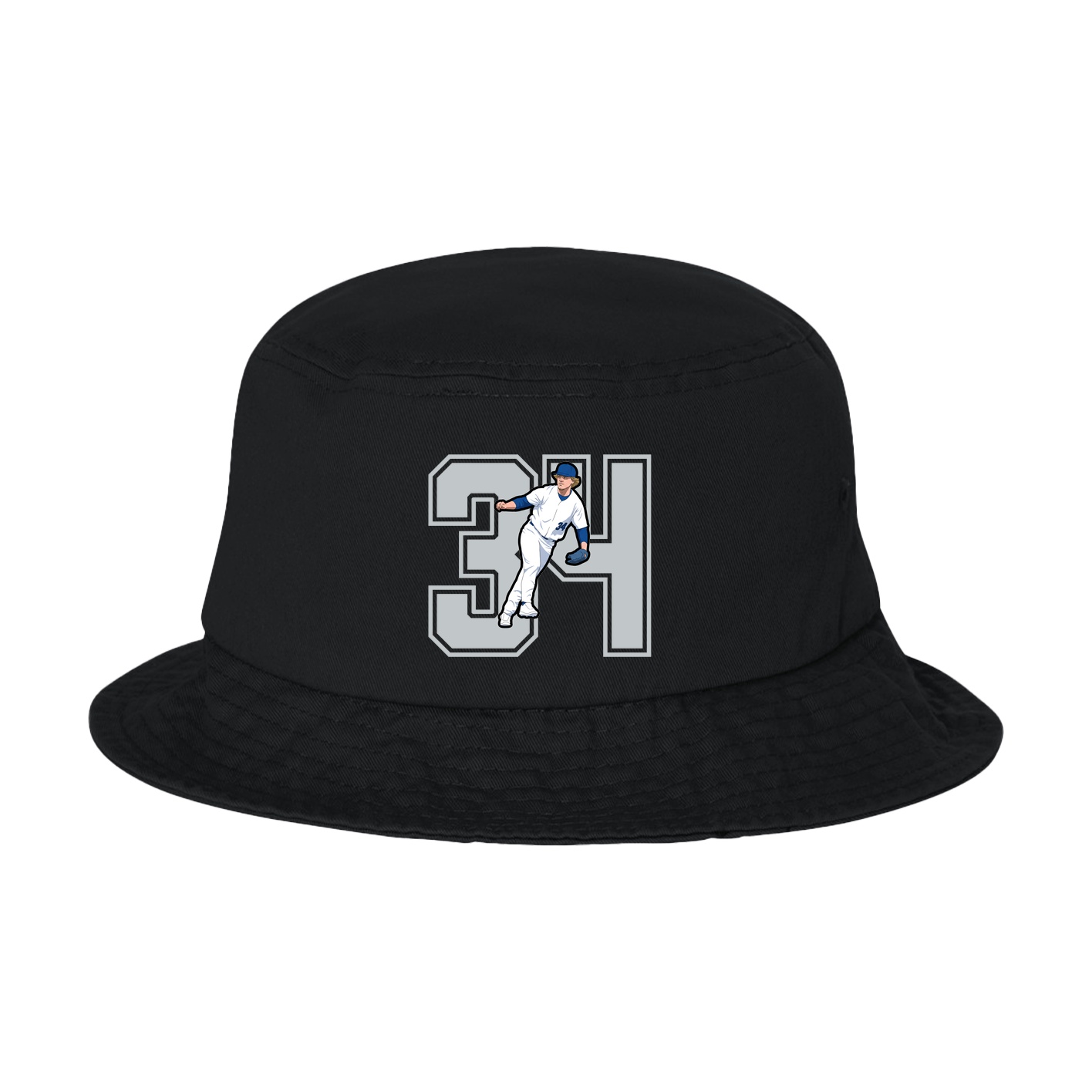 Bucket Cap — Number in Black