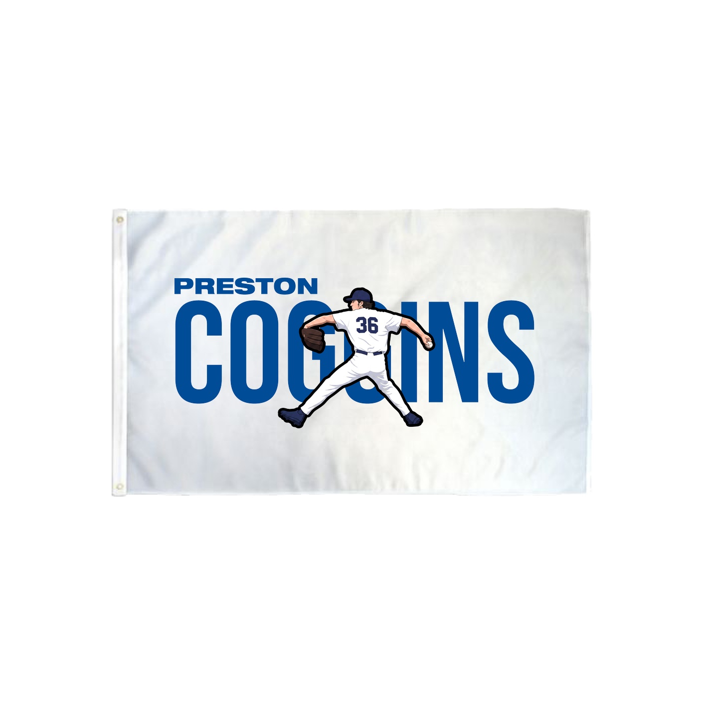 3x5 Flag — Player Name in Classic