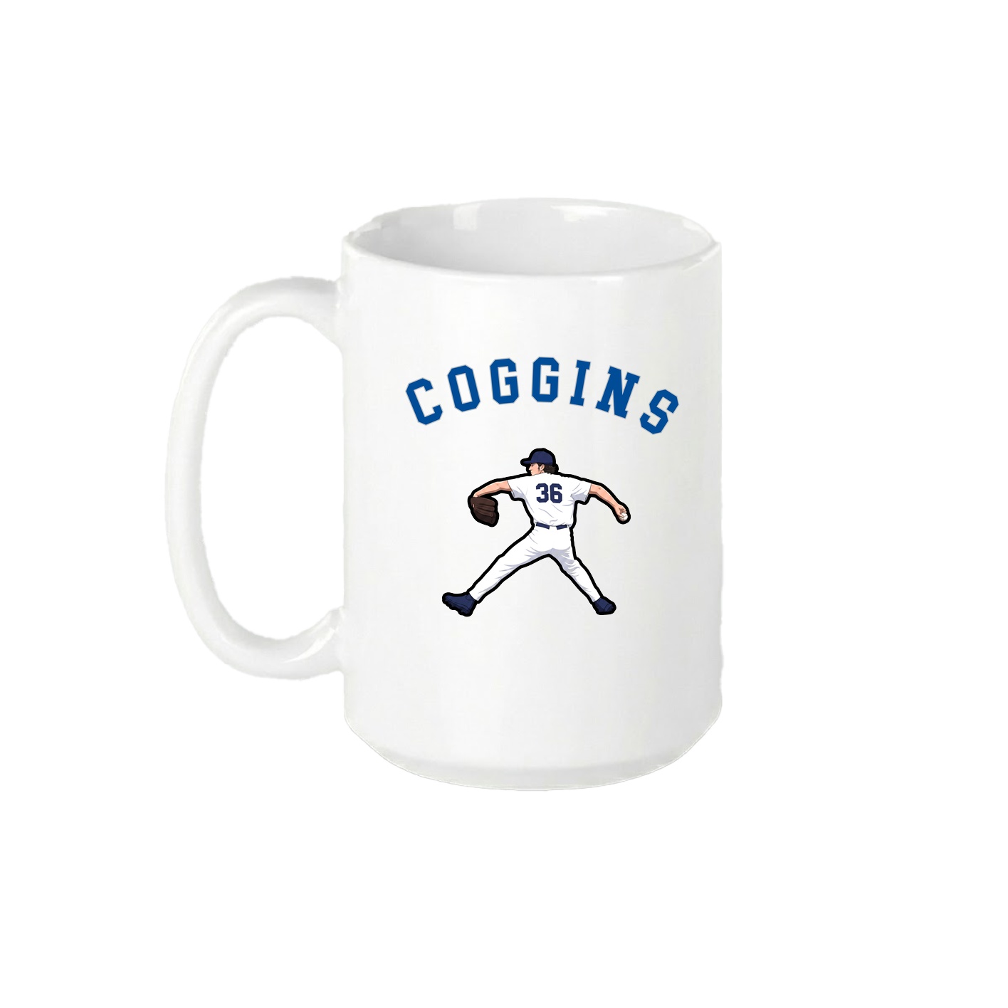 15oz Coffee Mug — Shirsey Arch in White