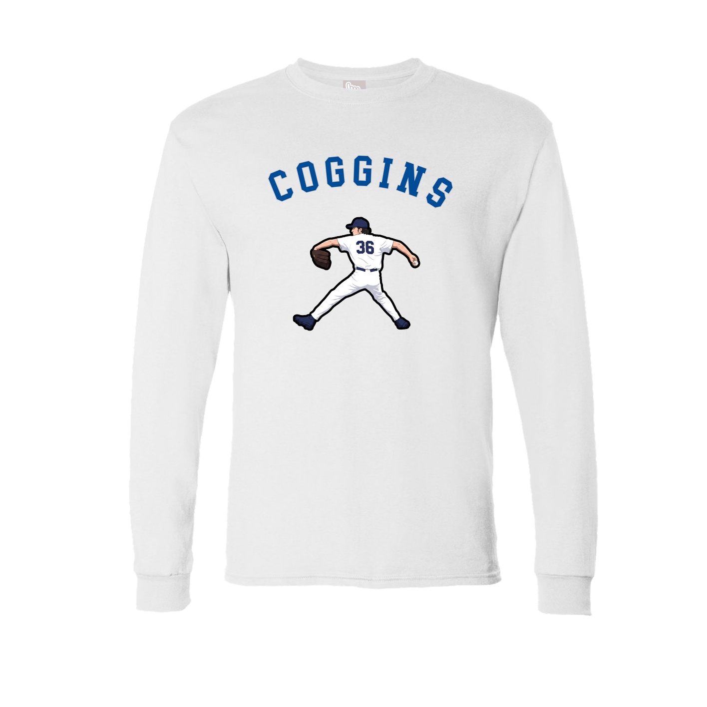 Long Sleeve Tee — Shirsey Arch in White