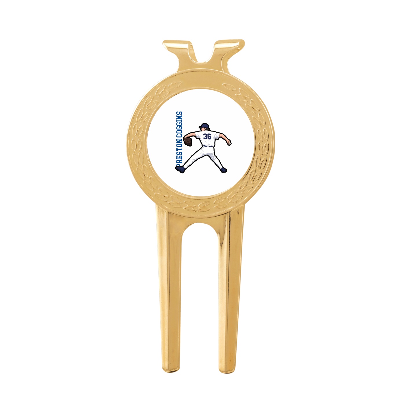 Divot Tool with Ball Marker — Name Vertical in Classic