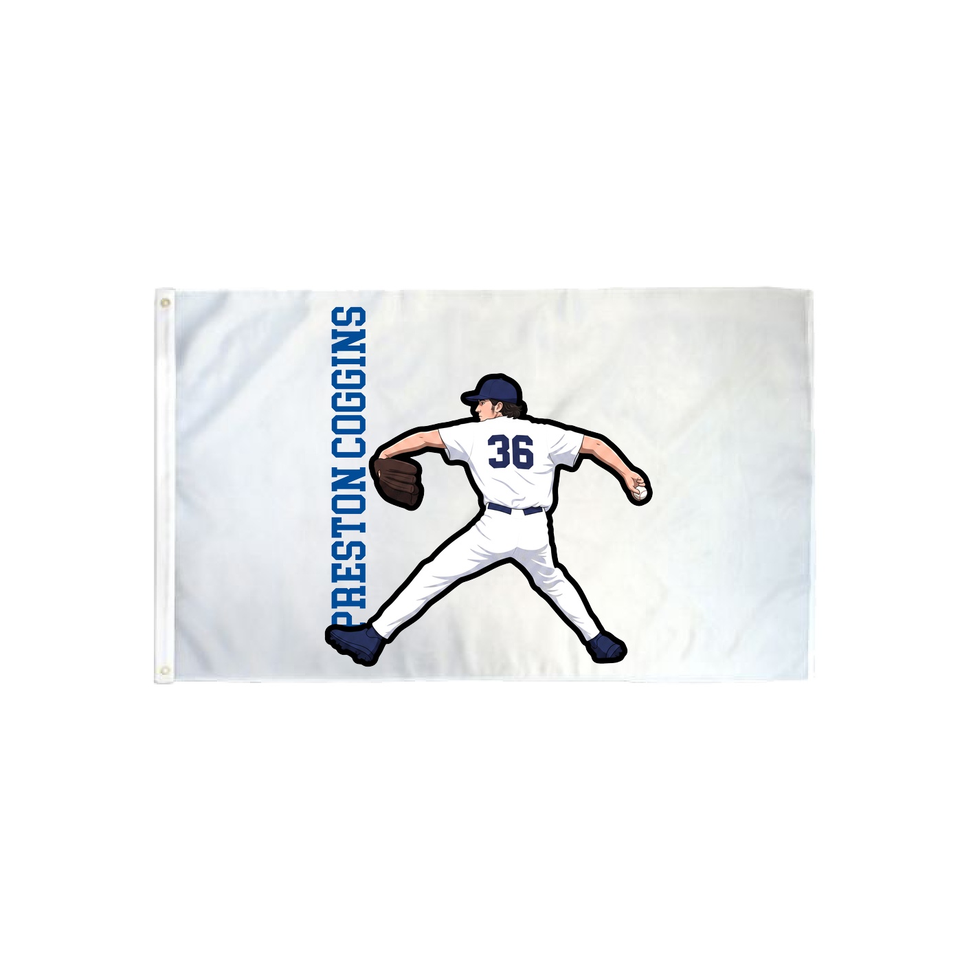 3x5 Flag — Name Vertical in Classic