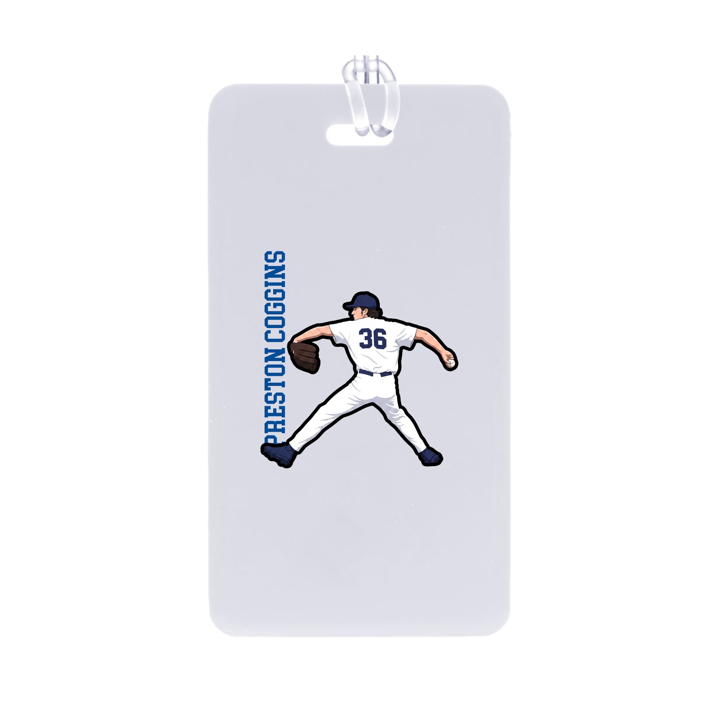 Bag Tag — Name Vertical in Classic
