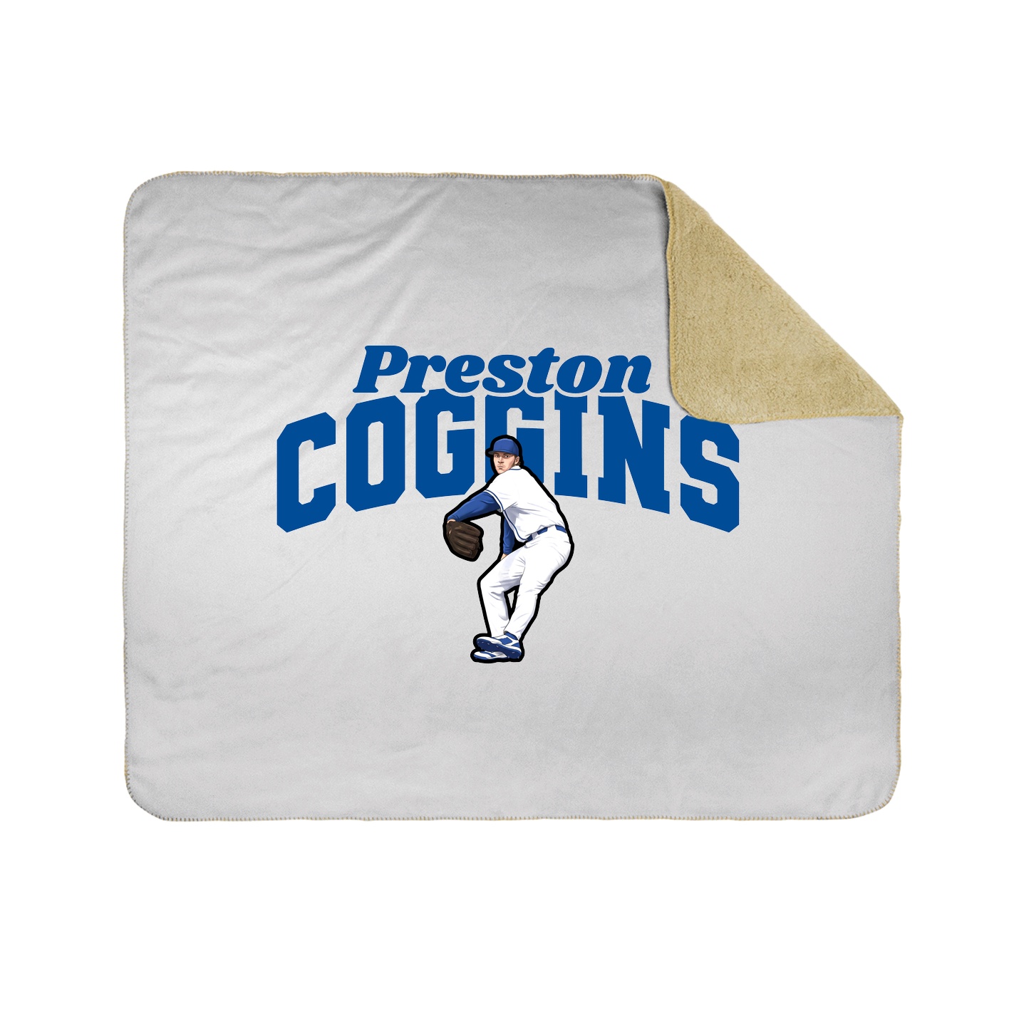 Throw Blanket — Signature Arch in White