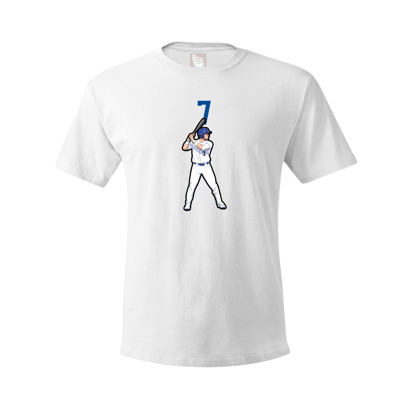 Tee — Number Top in White