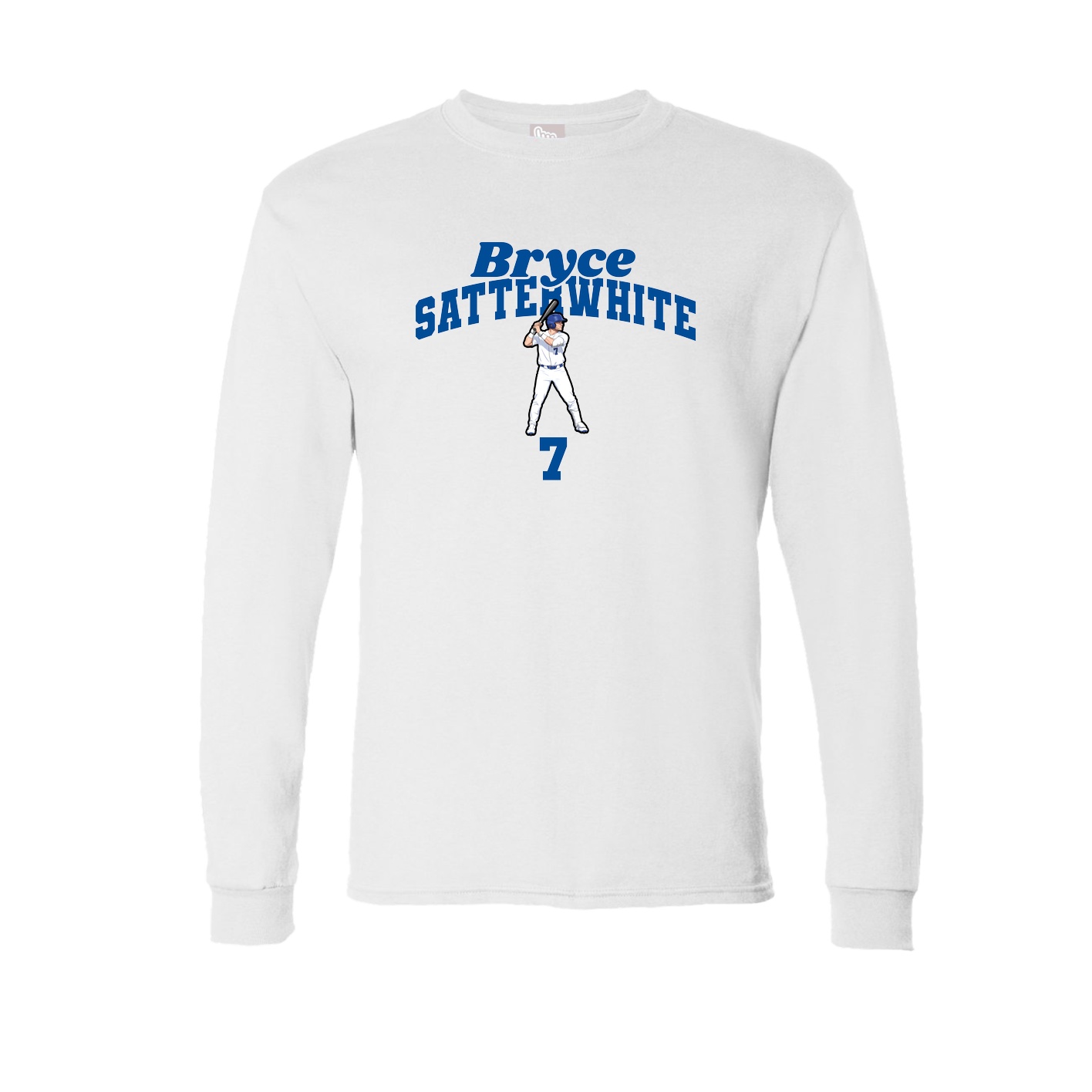 Long Sleeve Tee — Signature Arch in White