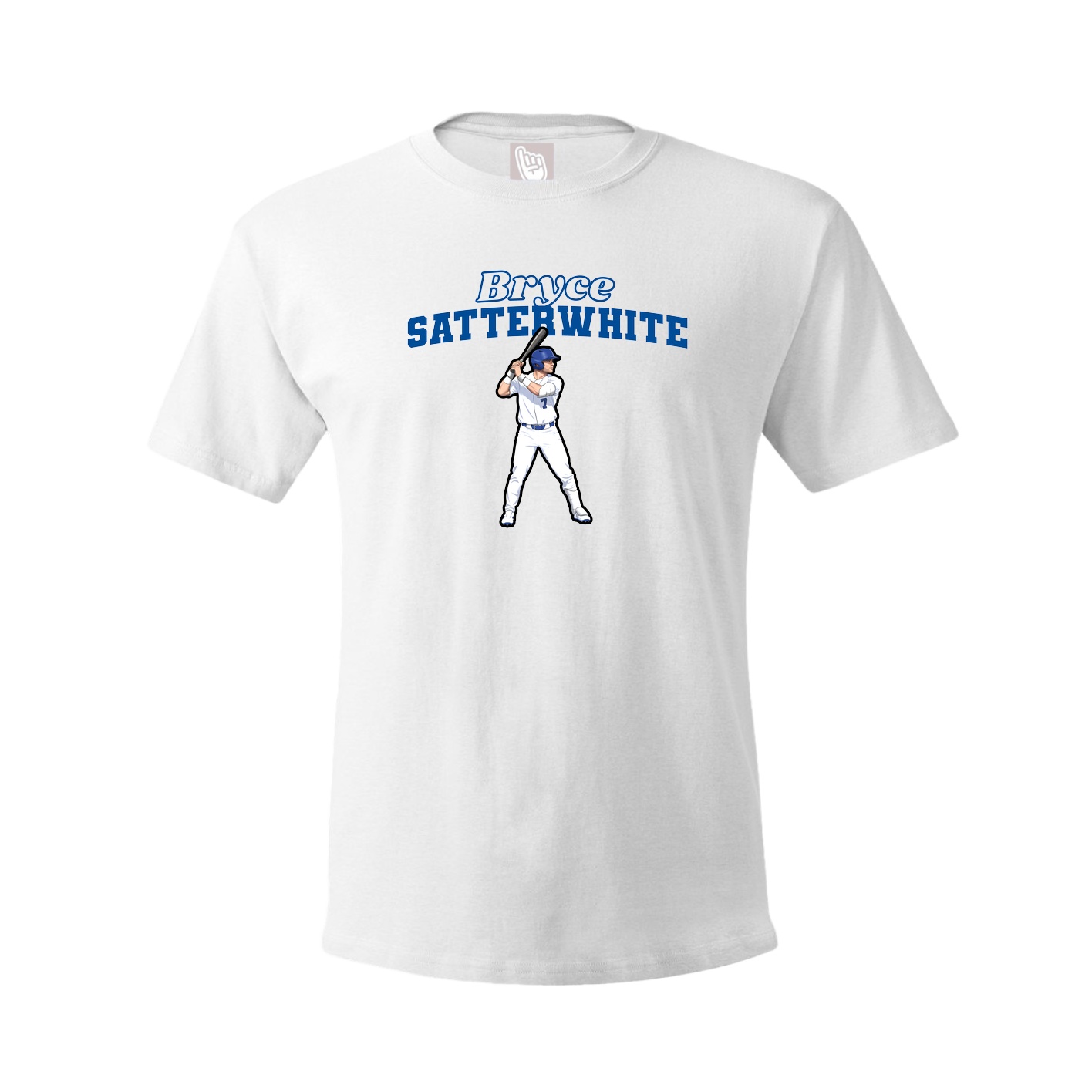 Tee — Name Arch in White
