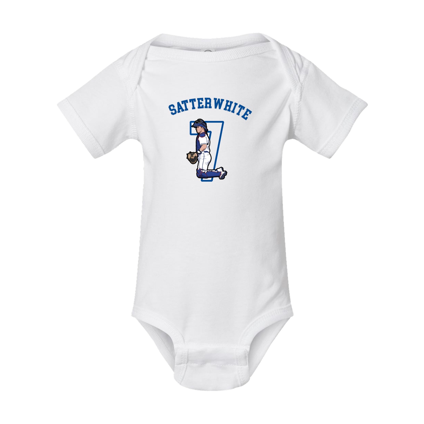 Baby Onesie — Shirsey Arch in White