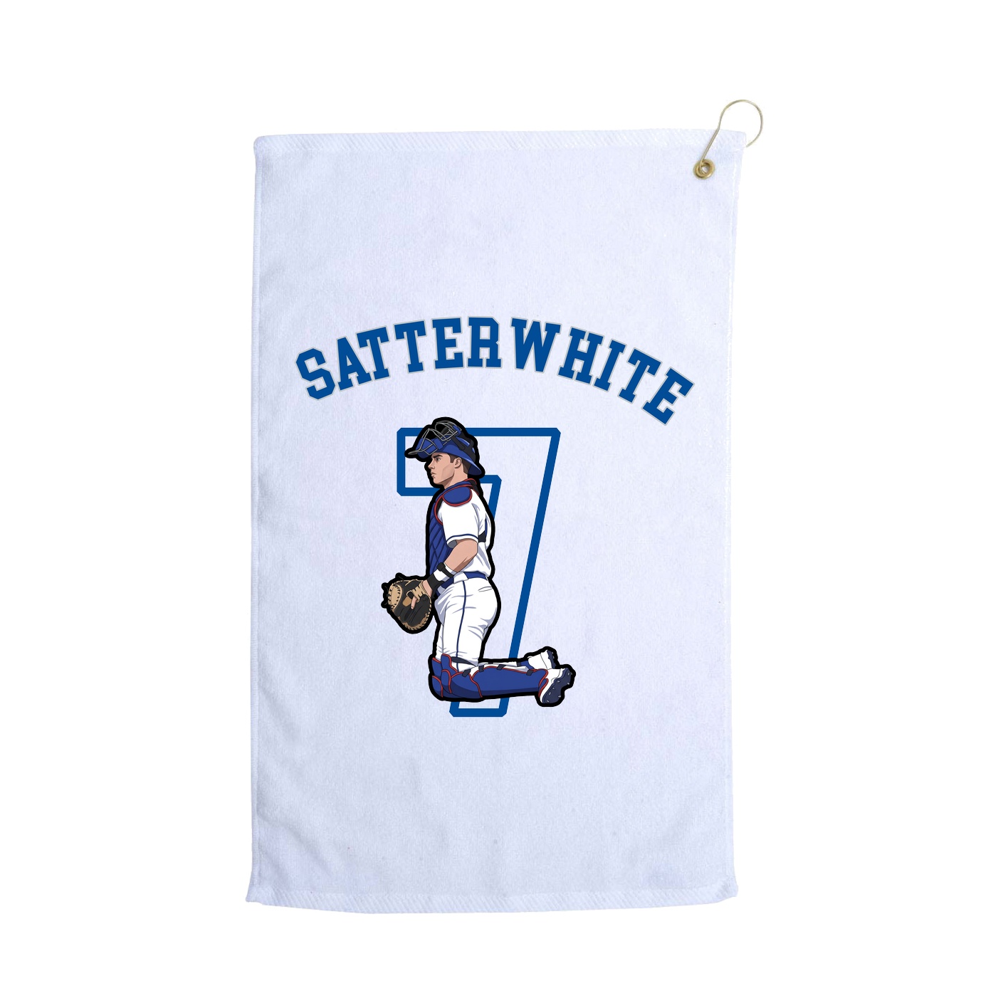 Golf Towel — Shirsey Arch in White