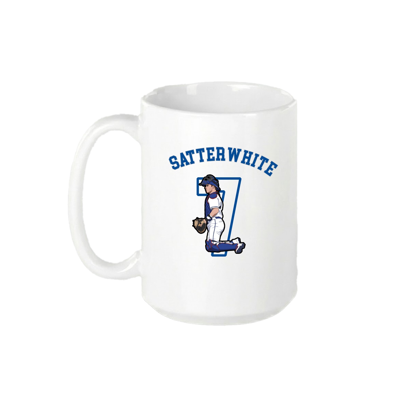 15oz Coffee Mug — Shirsey Arch in White