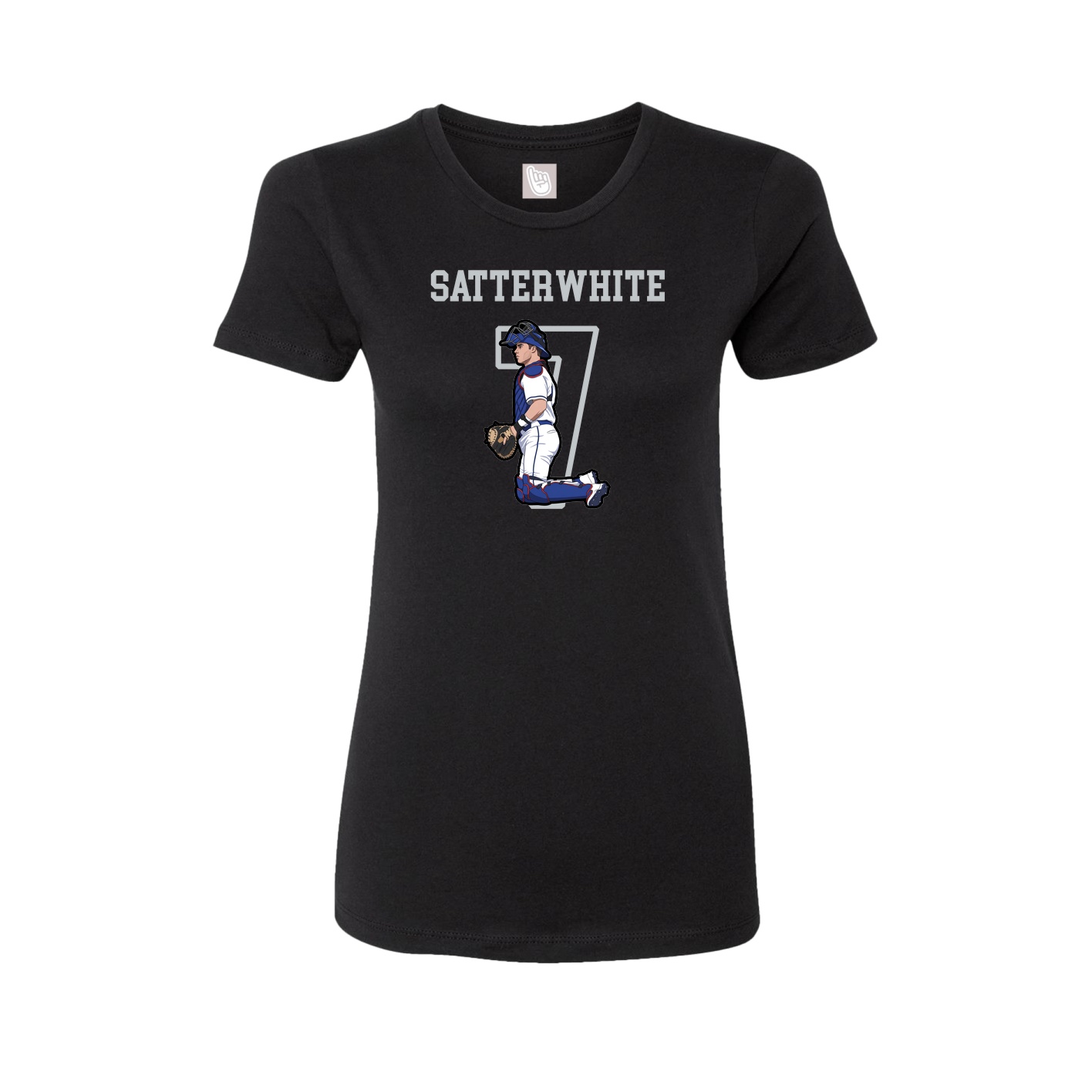 Fitted Women's Tee — Shirsey in Black