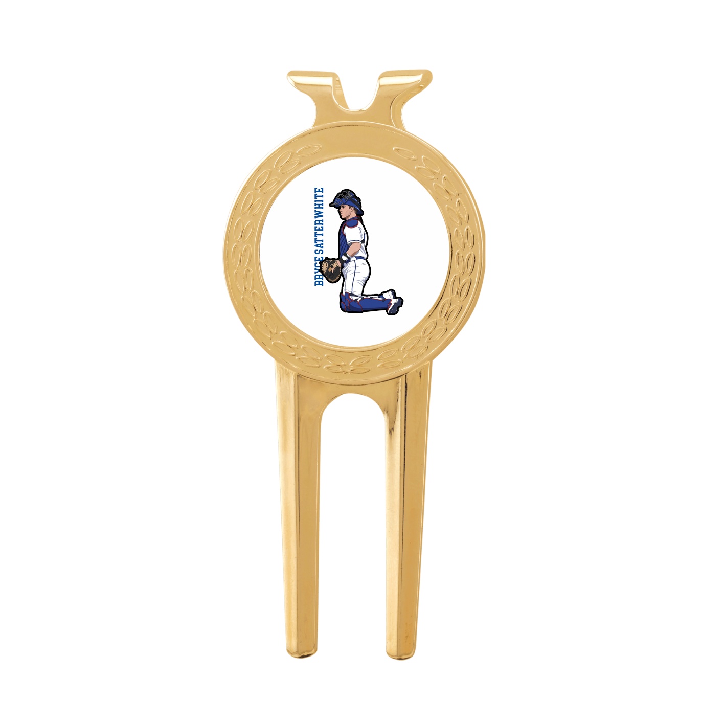 Divot Tool with Ball Marker — Name Vertical in Classic