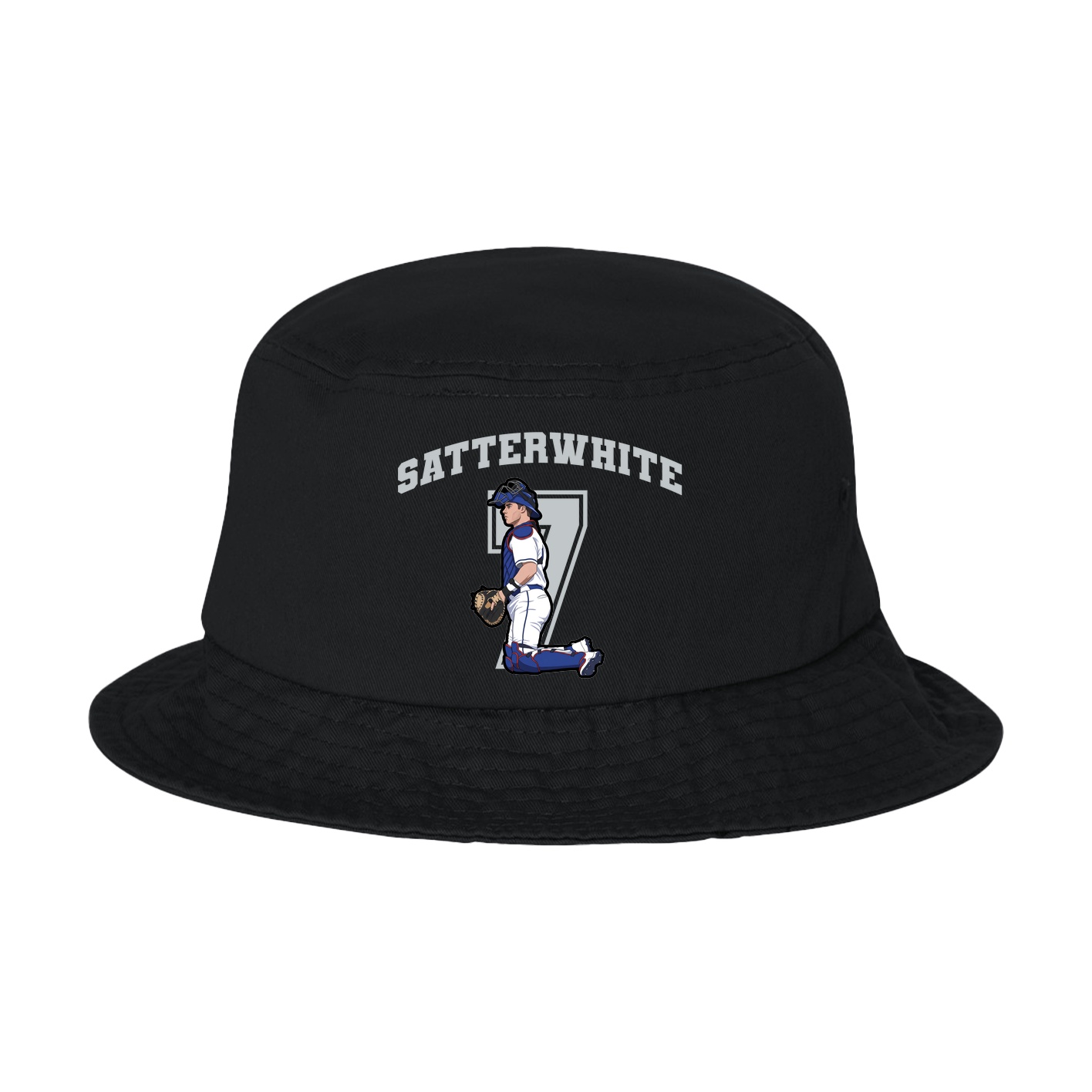 Bucket Cap — Number in Black