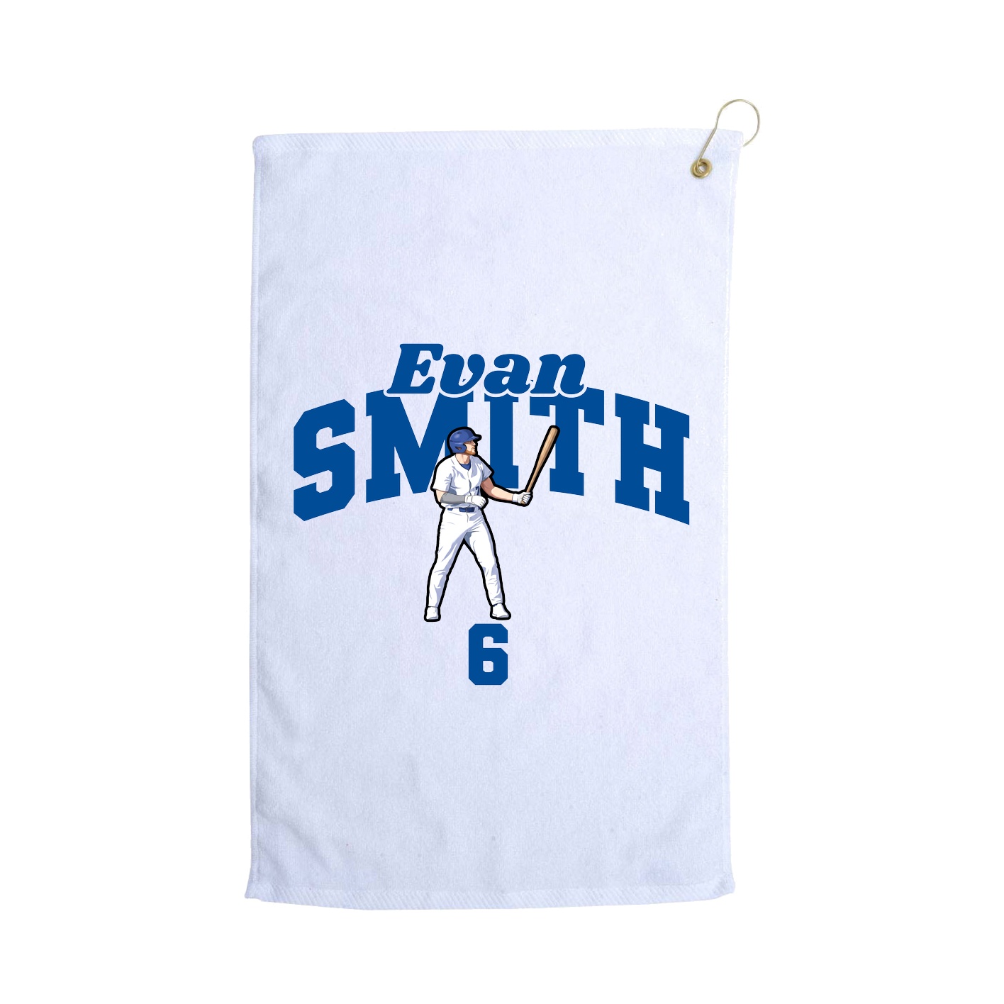 Golf Towel — Signature Arch in White