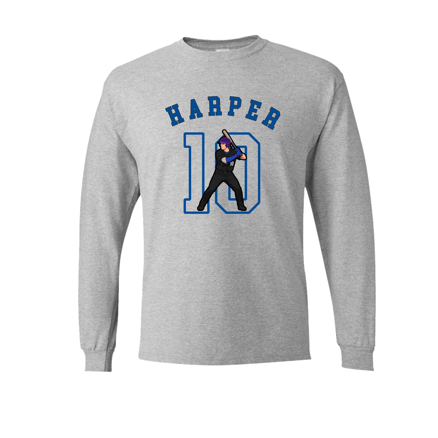 Long Sleeve Tee — Shirsey Arch in Grey