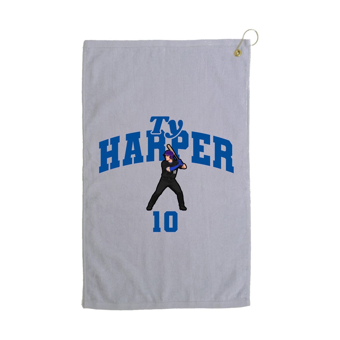 Golf Towel — Signature Arch in Grey