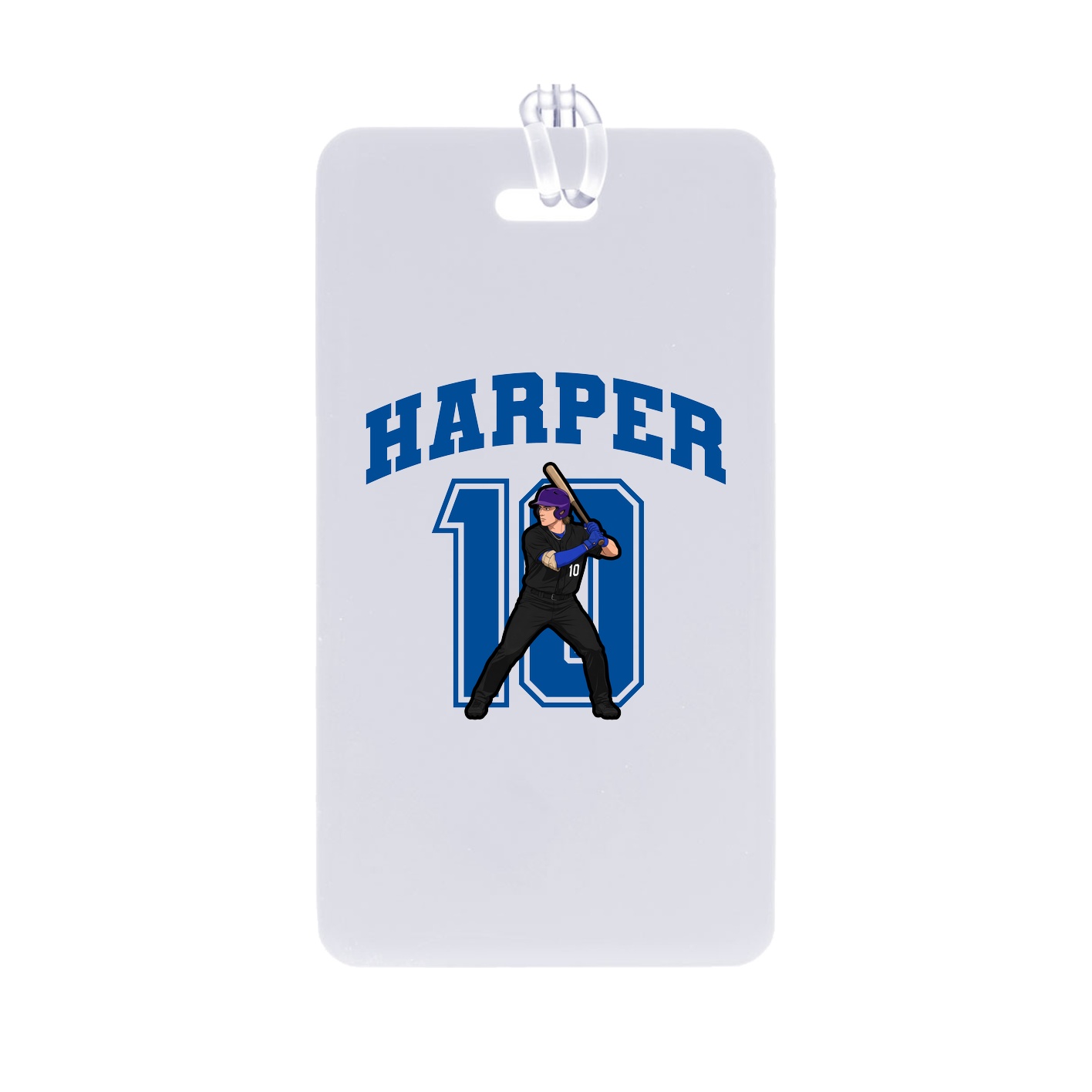 Bag Tag — Number in Classic