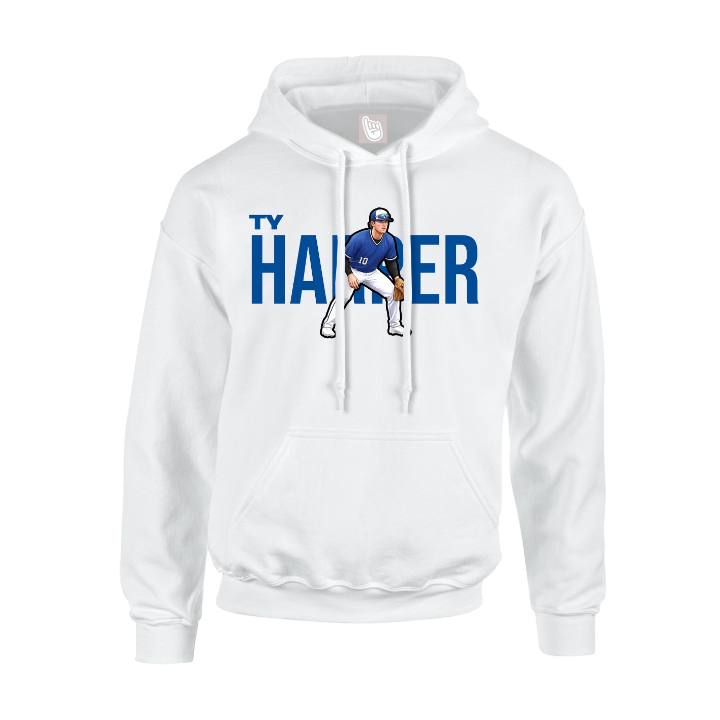 Hoodie — Player Name in White