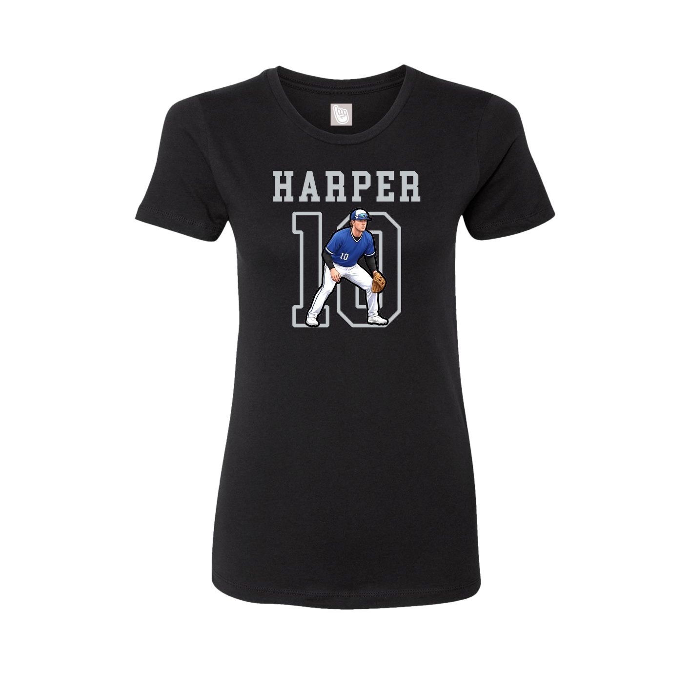 Fitted Women's Tee — Shirsey in Black