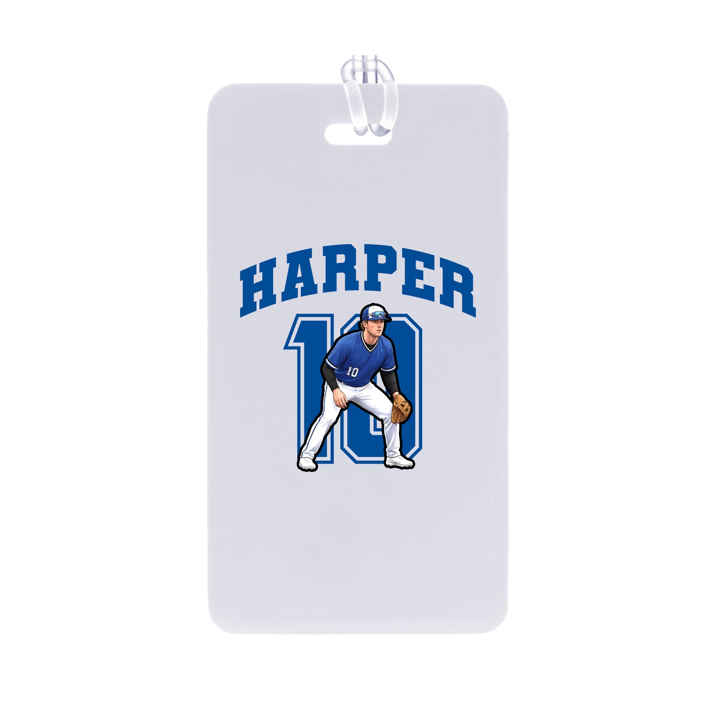 Bag Tag — Number in Classic