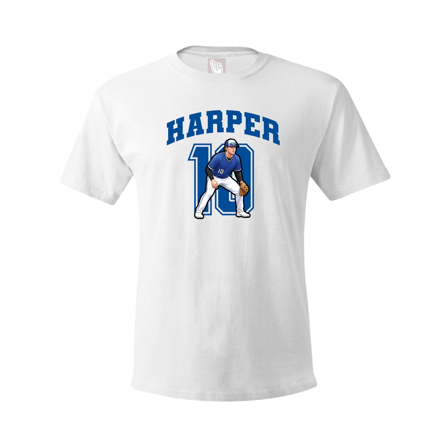 Tee — Number in White