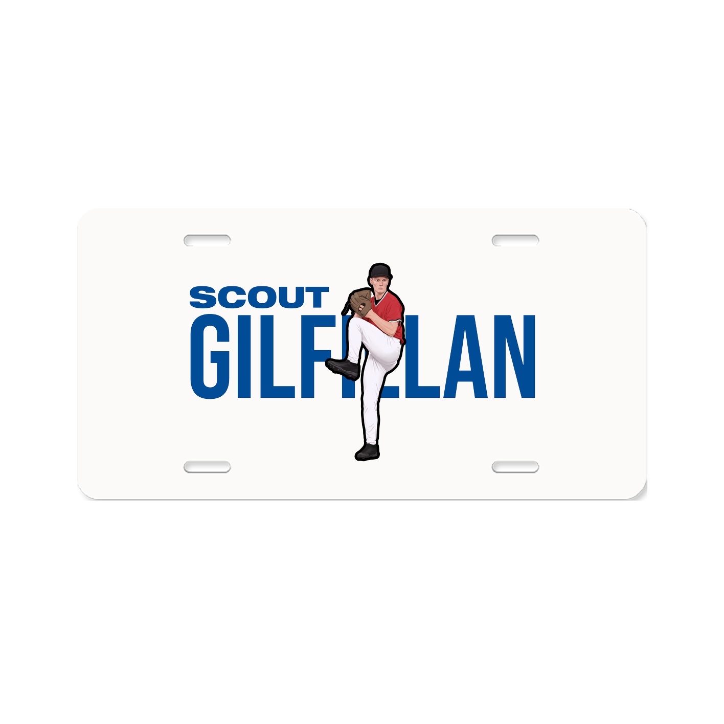 License Plate — Player Name in Classic