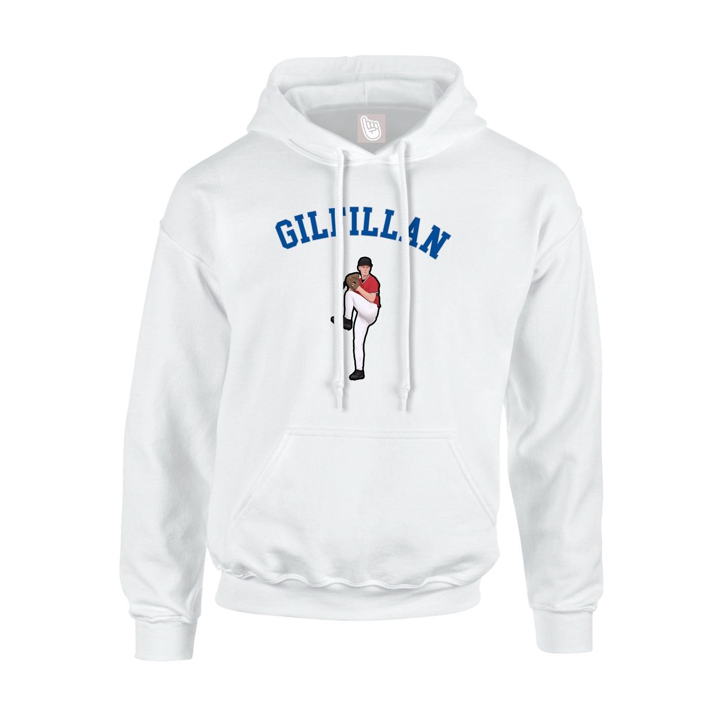 Hoodie — Shirsey Arch in White