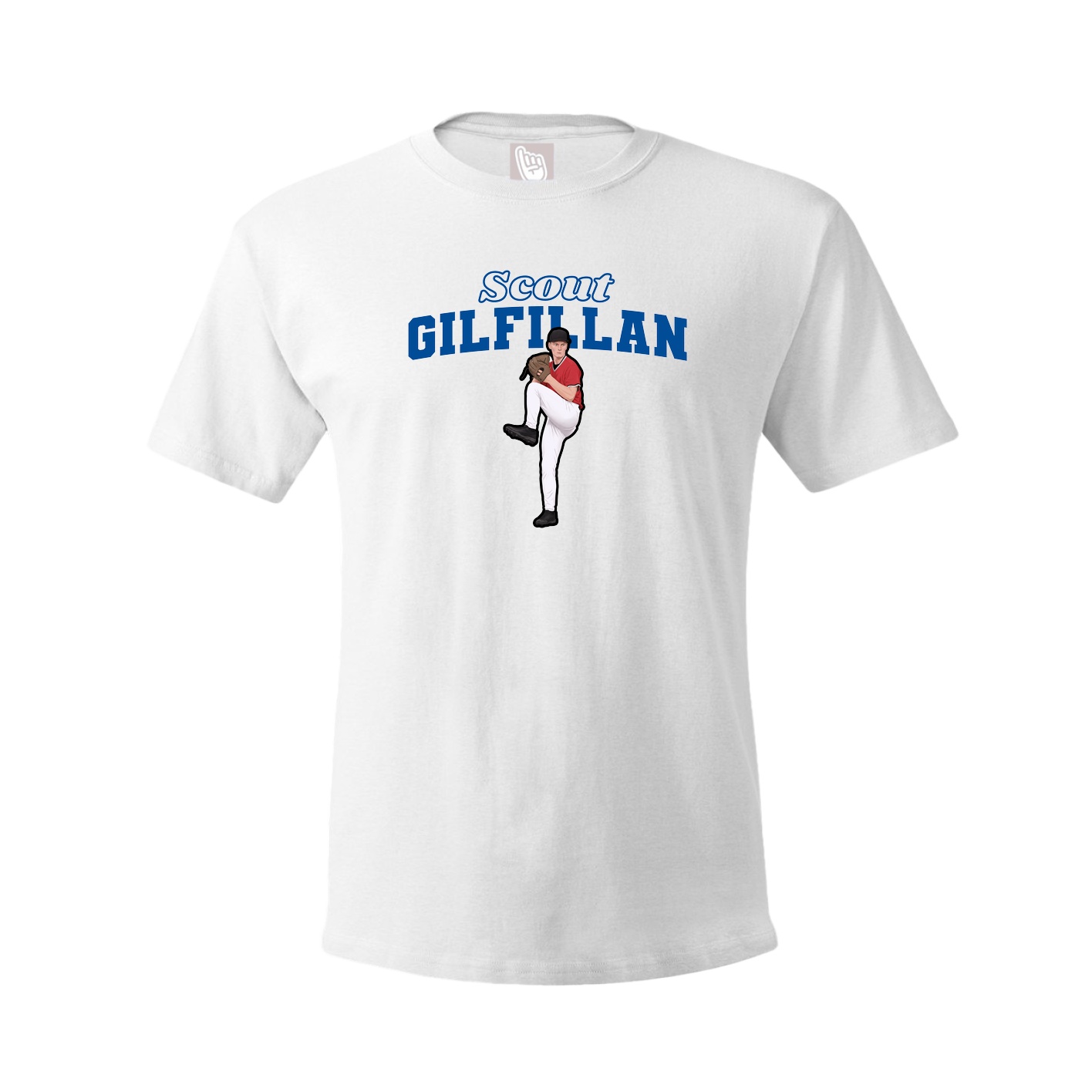 Tee — Name Arch in White