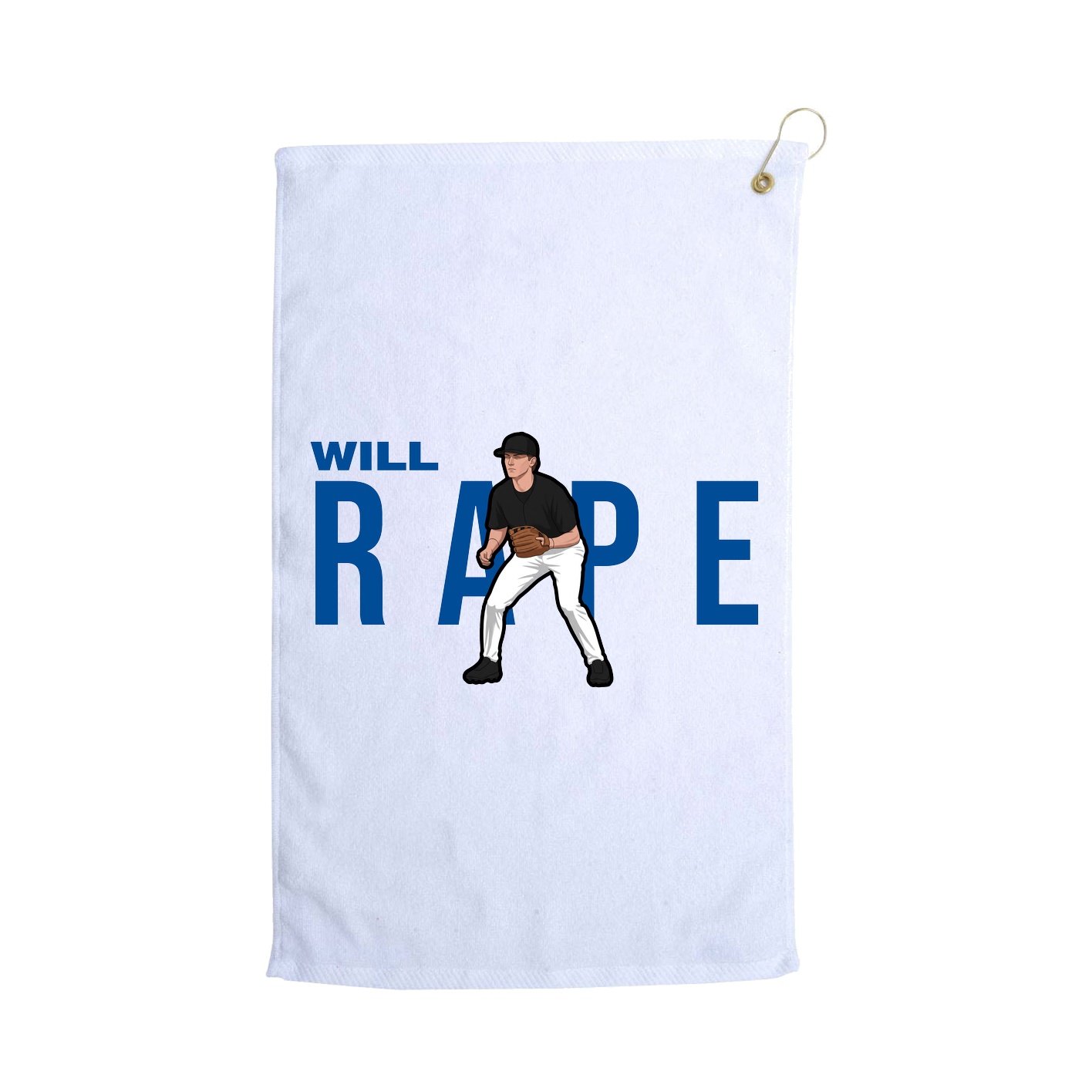 Golf Towel — Player Name in White