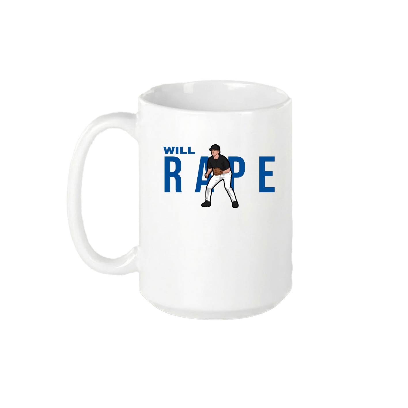 15oz Coffee Mug — Player Name in White