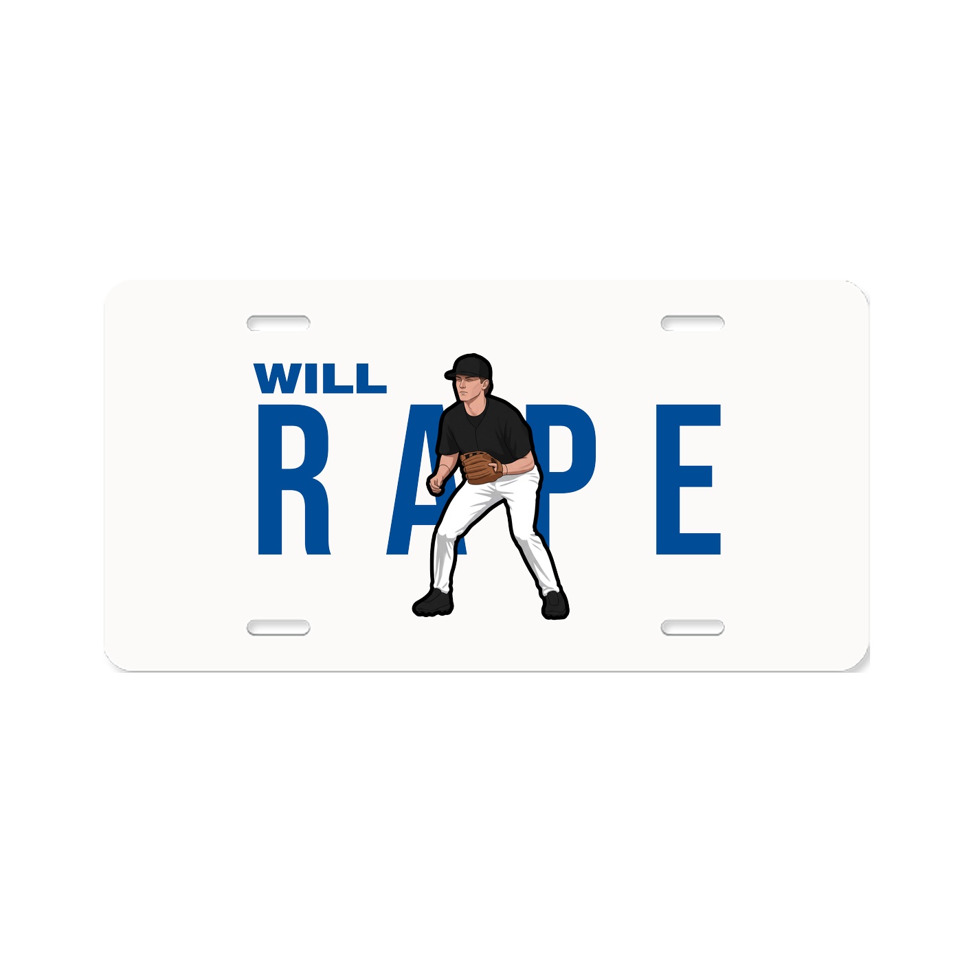 License Plate — Player Name in Classic