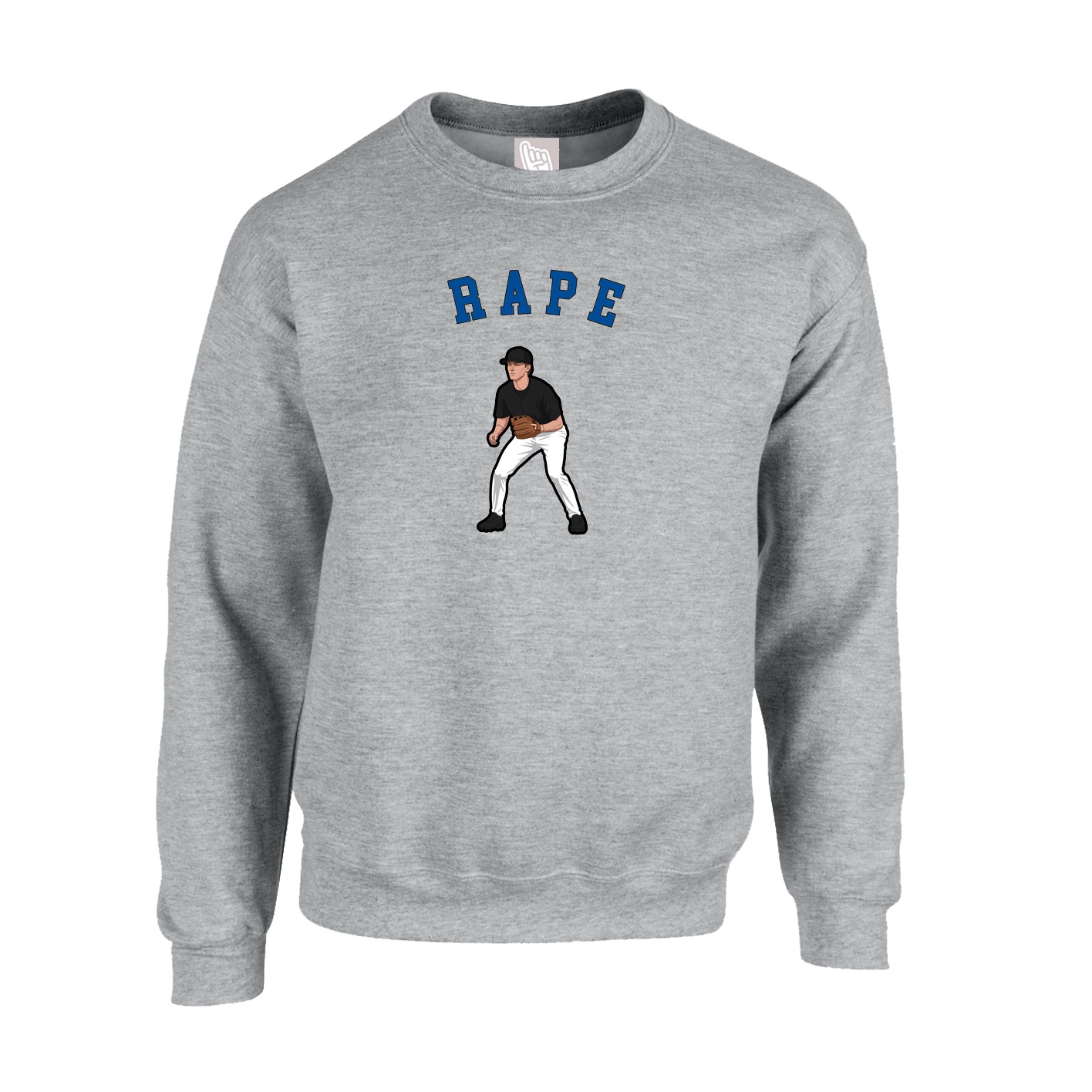 Fleece Crew — Shirsey Arch in Grey